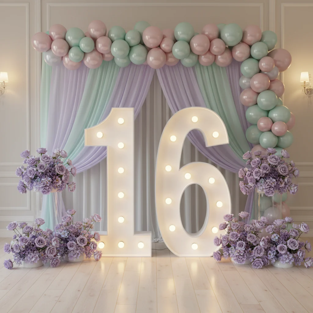 Large 4ft Tall LED Marquee Number - 6 - Image 7