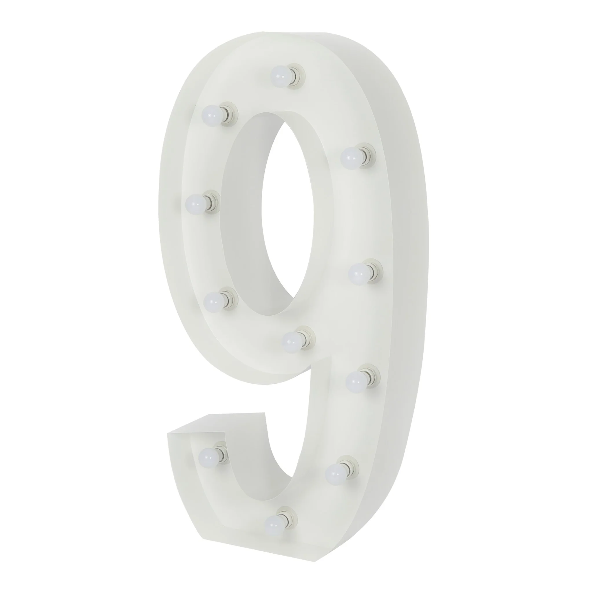Large 4ft Tall LED Marquee Number - 9 - Image 4