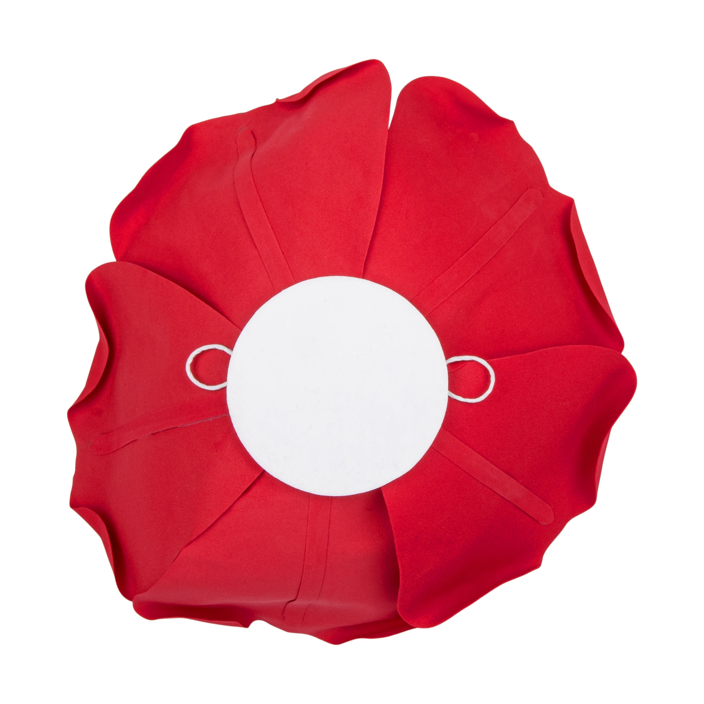 Large Foam Rose Wall Decor 30 cm - Red - Image 2