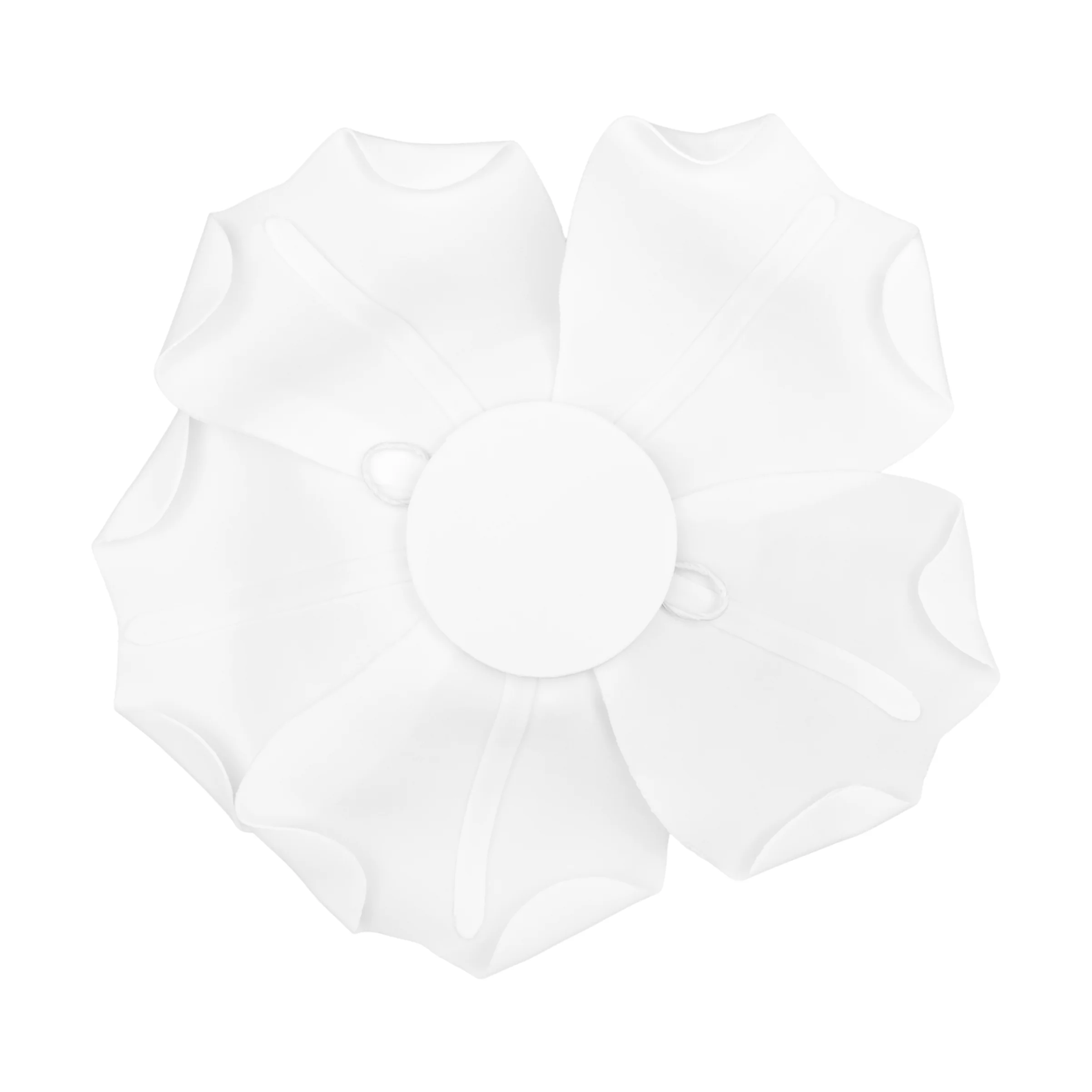 Large Foam Rose Wall  Decor 30 cm - White - Image 2