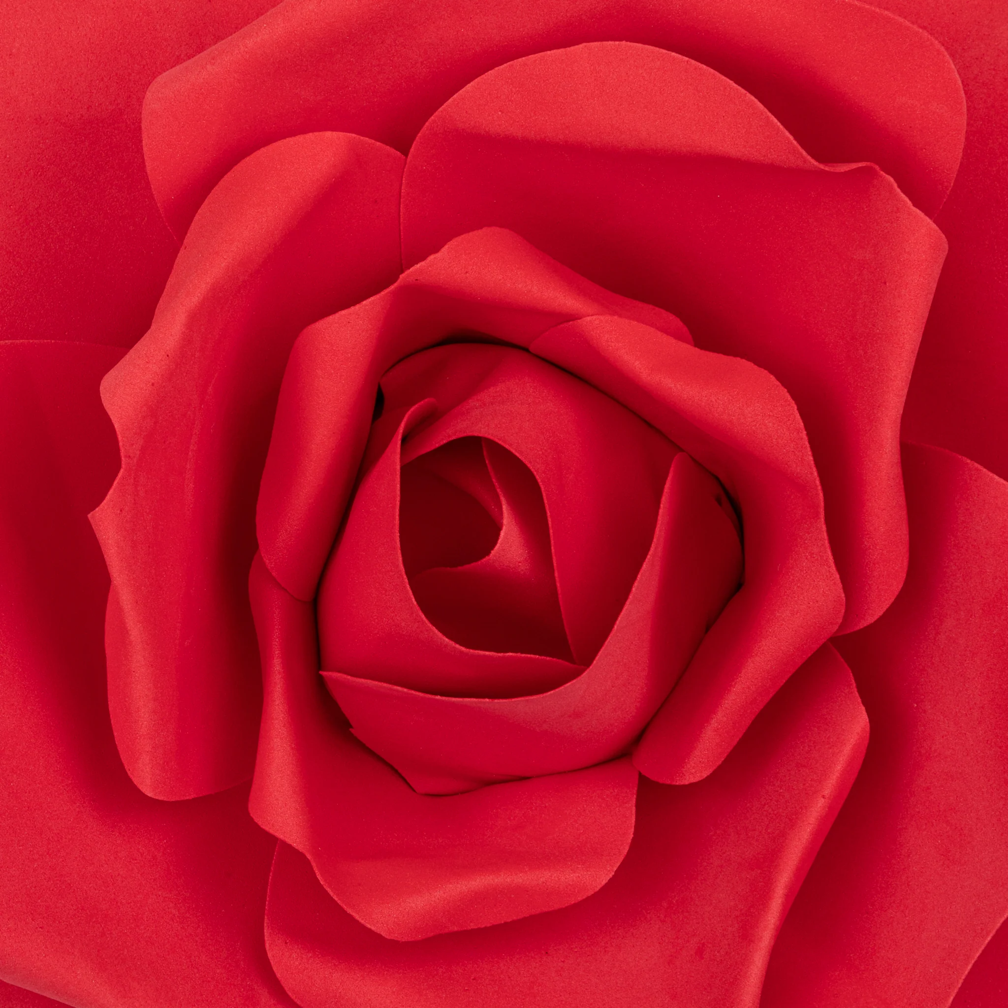 Large Foam Rose Wall  Decor 40 cm - Red - Image 3