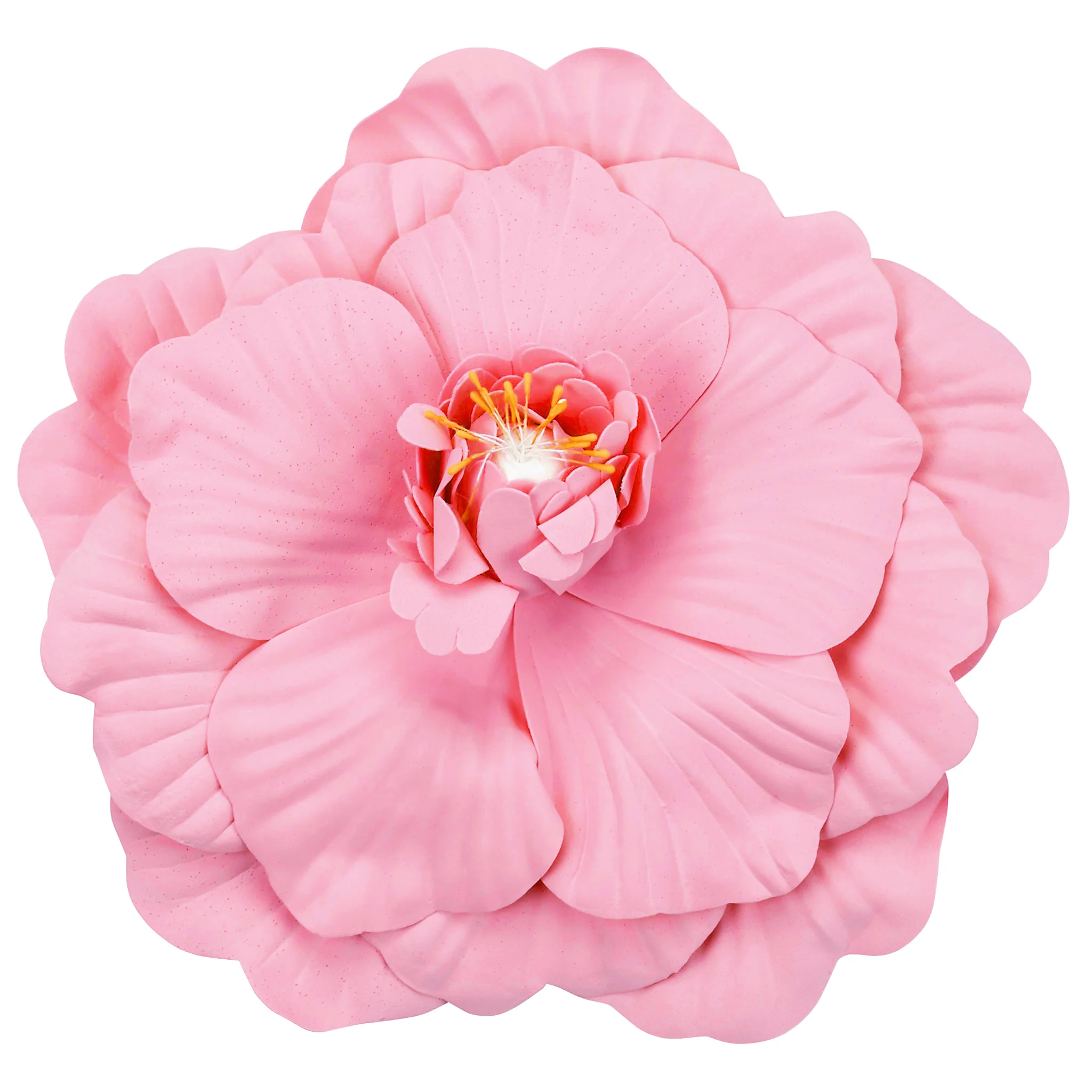 Large Foam Wedding Flower Wall Backdrop Decor 30 cm - Pink
