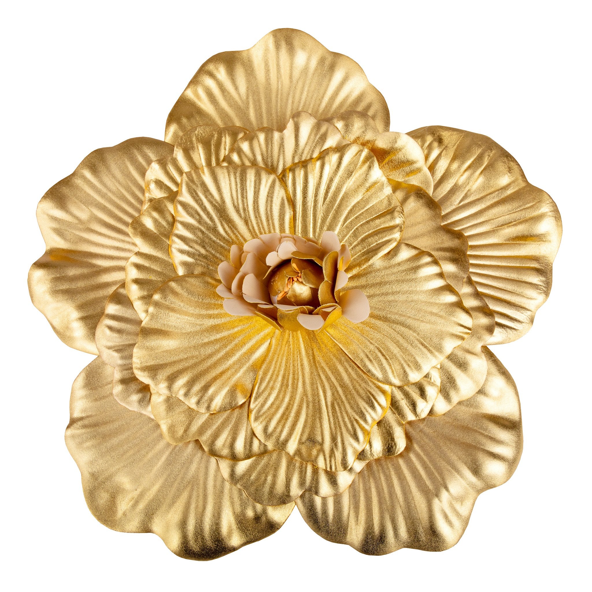 Large Foam Wedding Flower Wall backdrop decor 40 cm - Gold