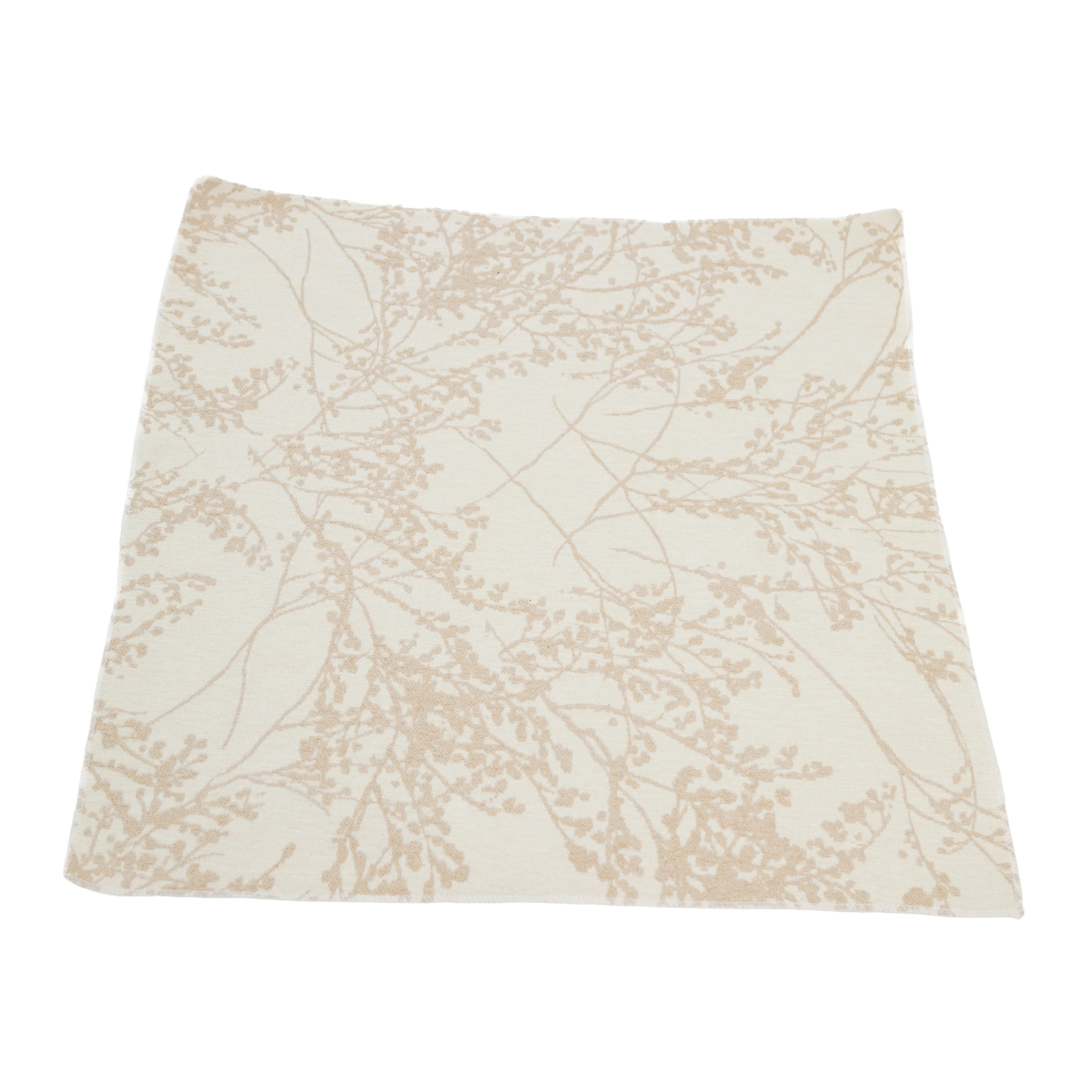 5 pcs/pk Leaf Branch Reversible Jacquard Napkin 20"x20" - Champagne - Image 4