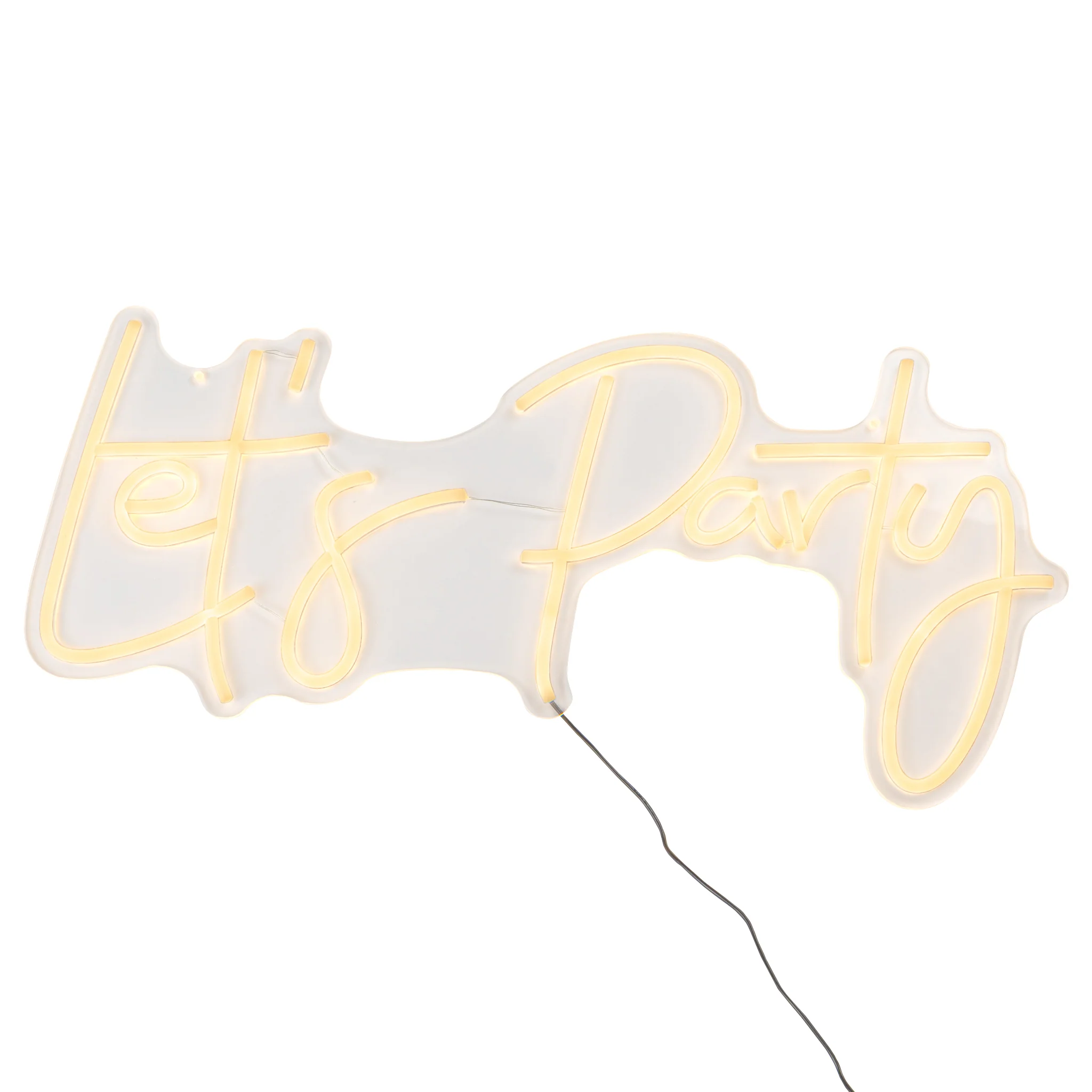 Lets Party Neon Sign 73 cm x 29 cm - Image 4