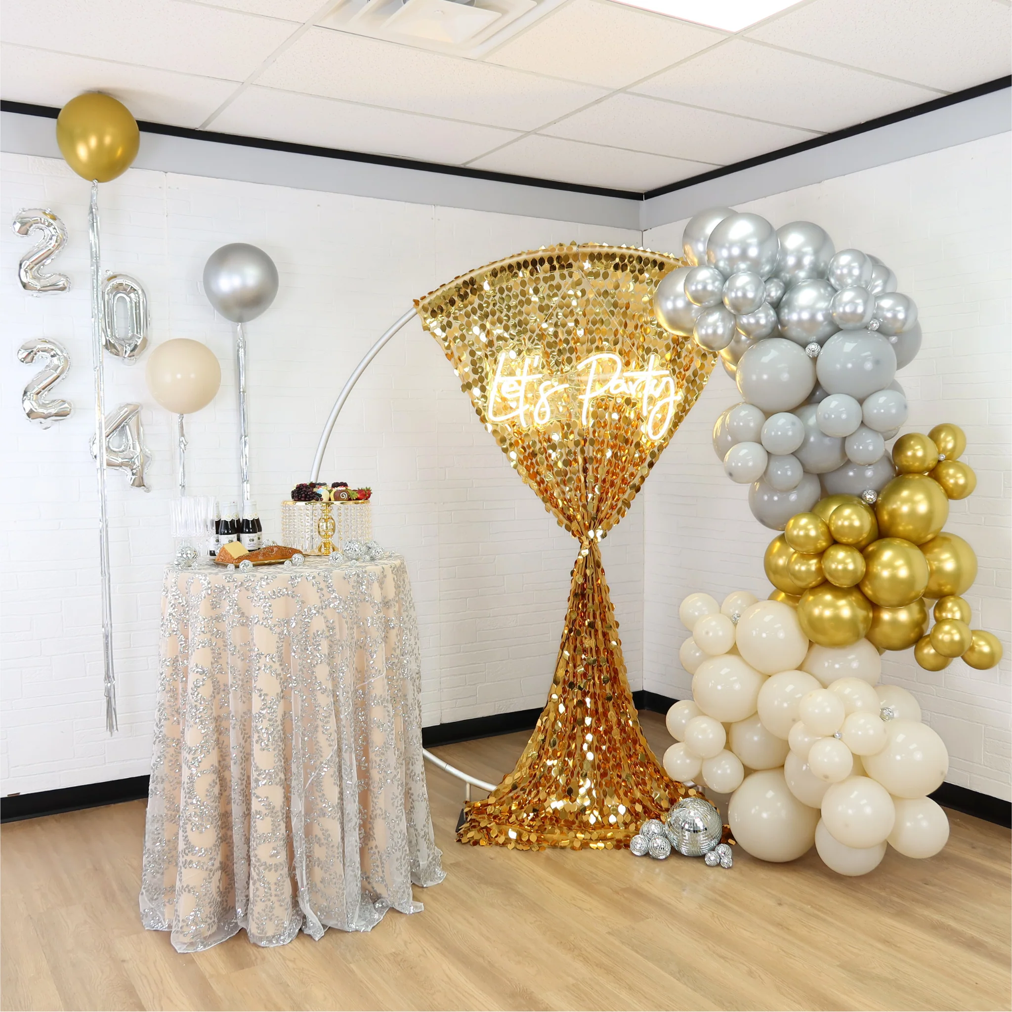 Lets Party Neon Sign 73 cm x 29 cm - Image 6