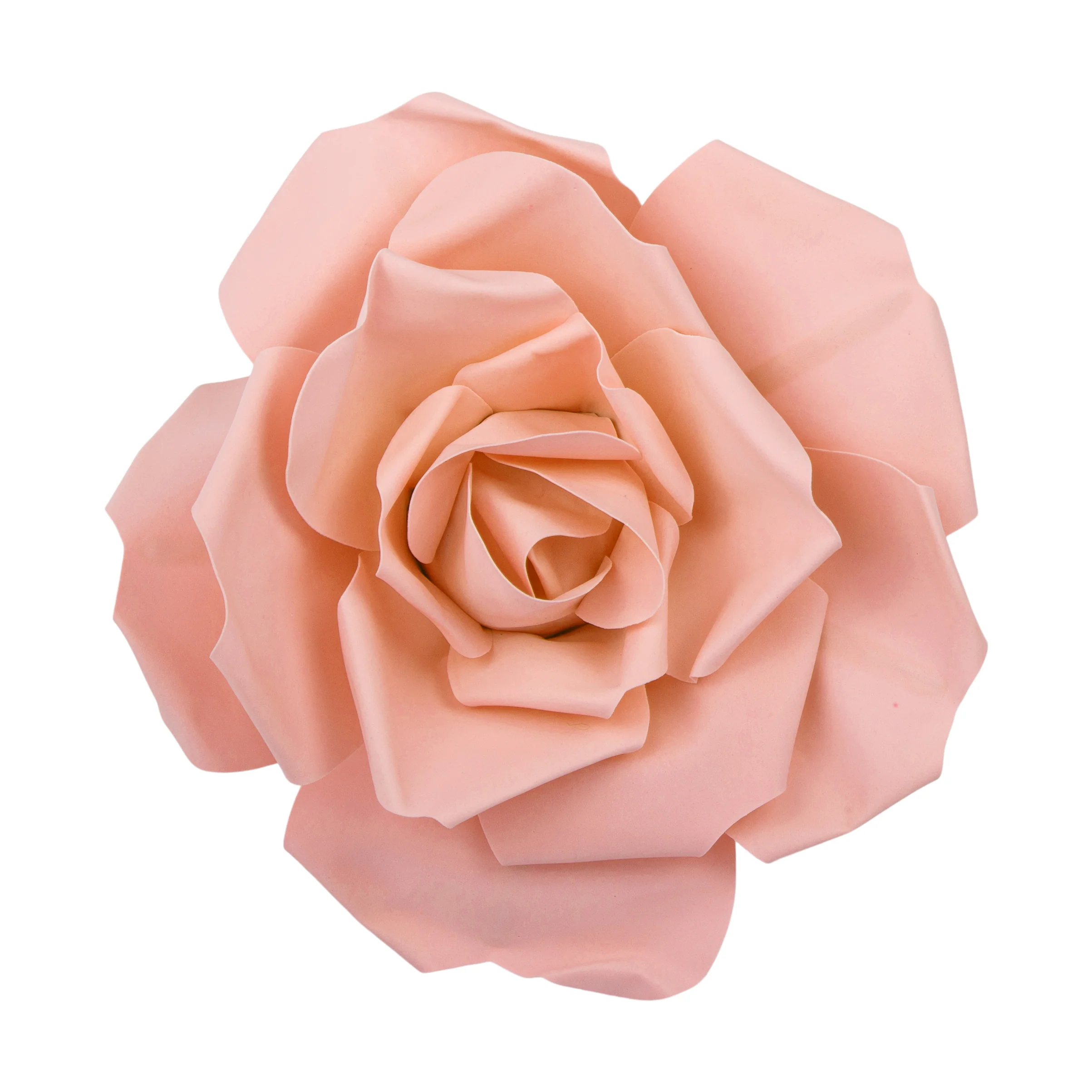 LED Lighted Large Foam Rose Wall  Decor 30 cm - Blush - Image 3