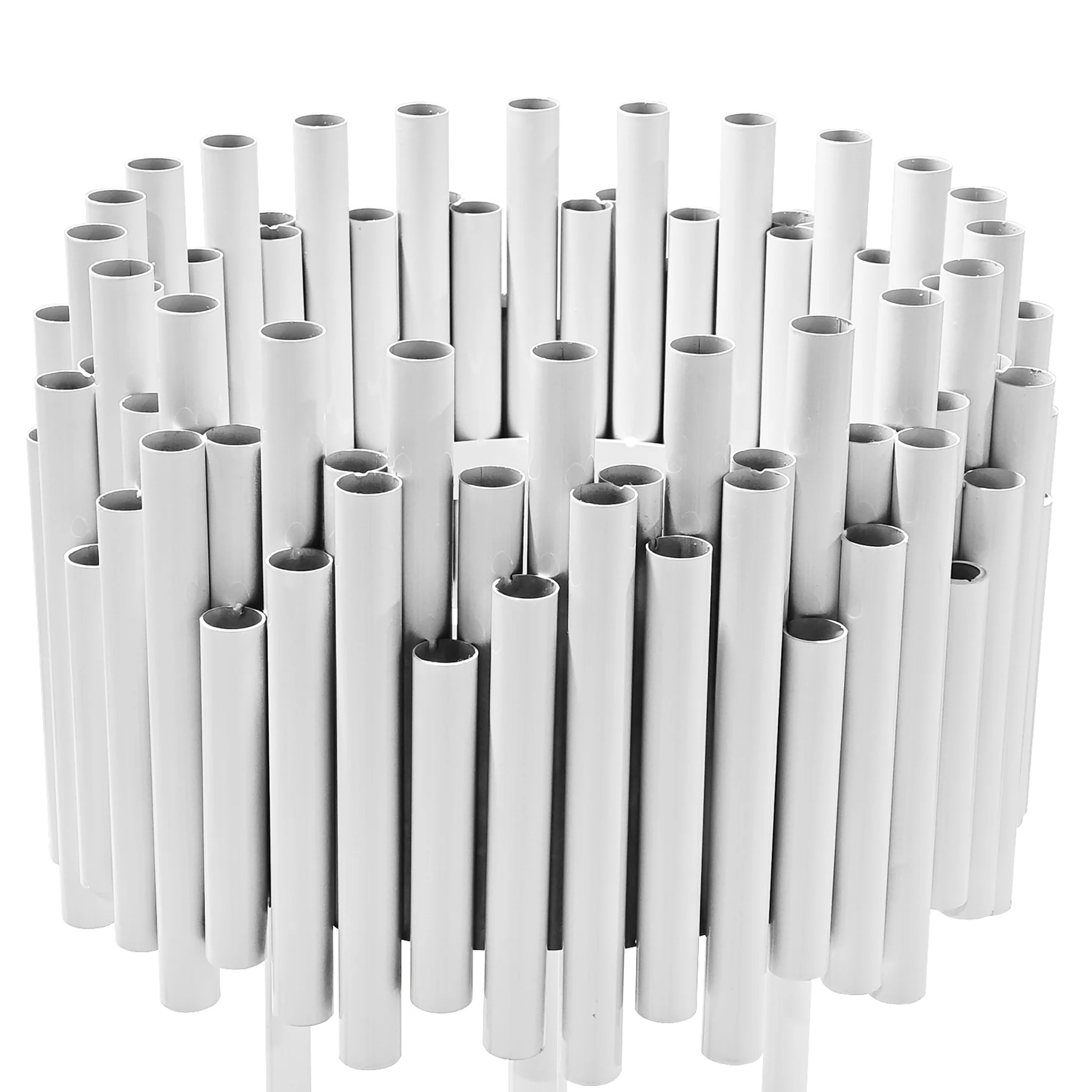 Luxe Drum Table Centerpiece Stand - White - Image 2