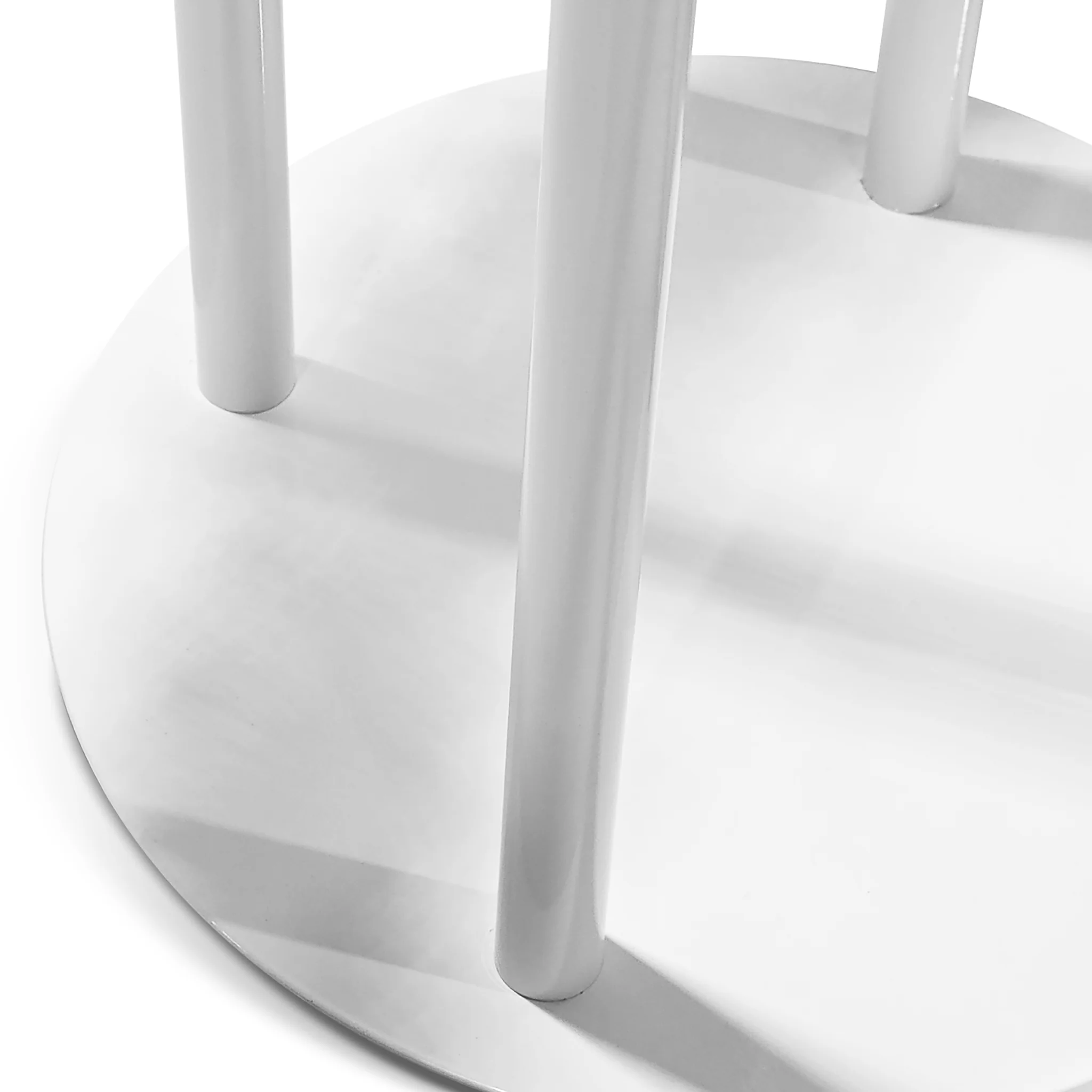 Luxe Drum Table Centerpiece Stand - White - Image 8