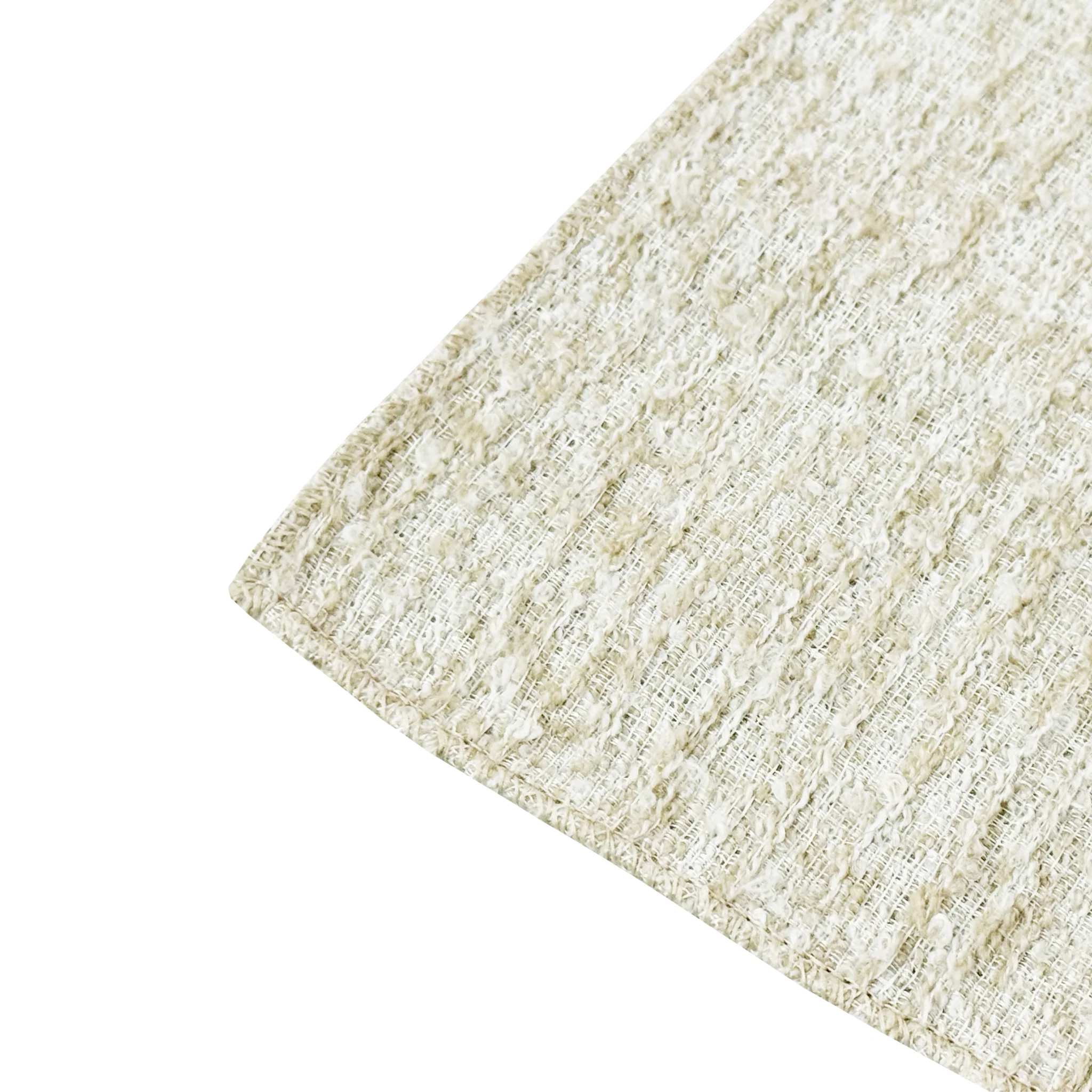 5 pcs/pk Luxury Boucle 20"x20" Linen Napkin - Beige - Image 5