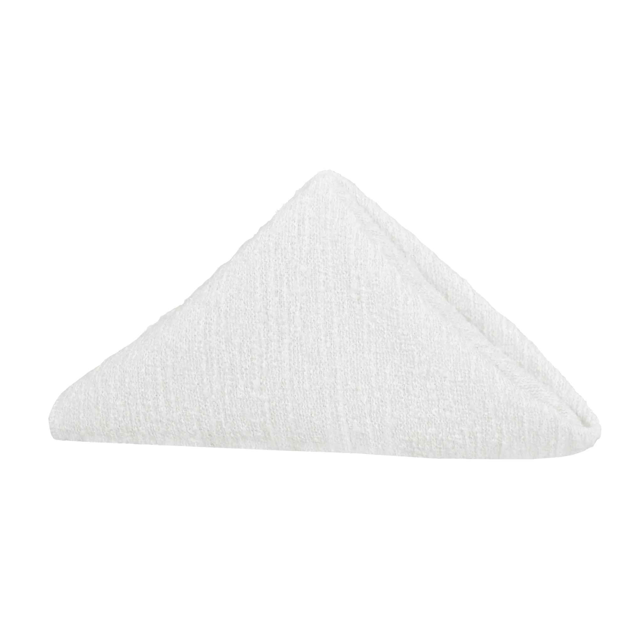 5 pcs/pk Luxury Boucle 20"x20" Linen Napkin - White - Image 3