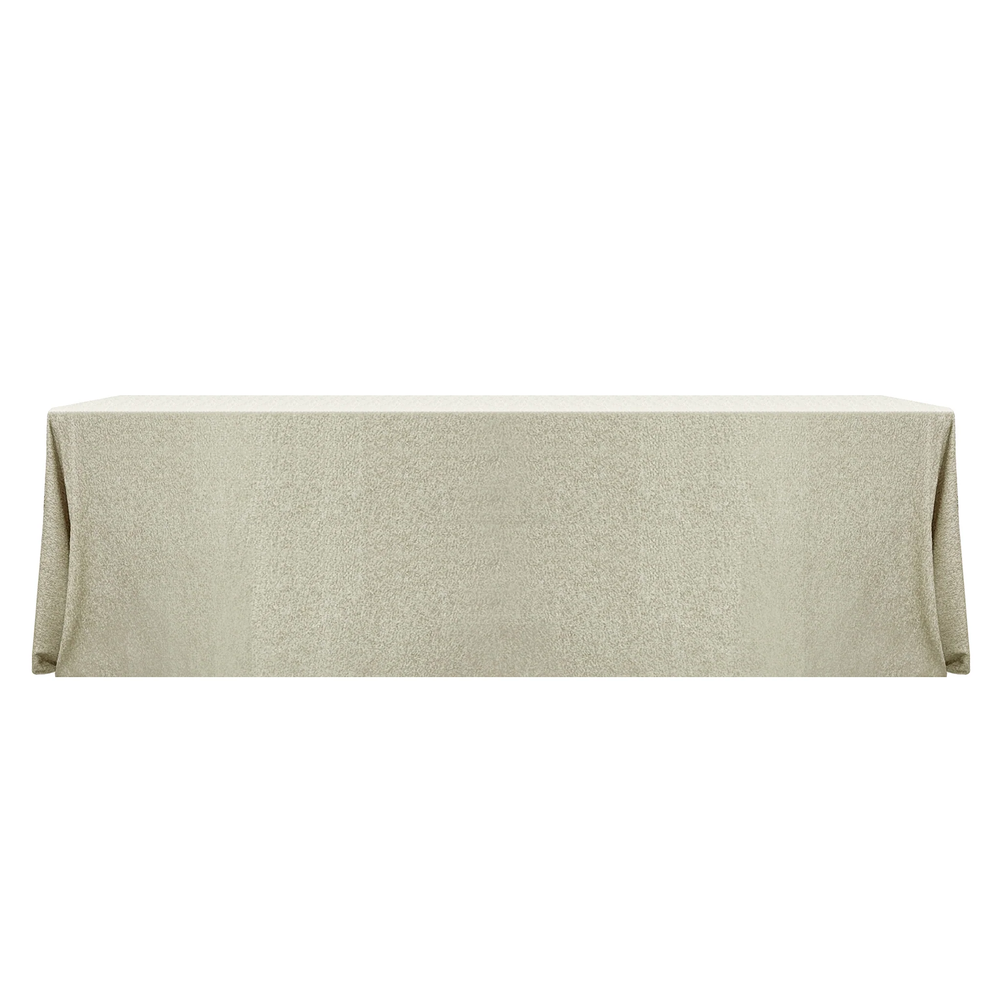 Luxury Boucle 90"x156" Rectangular Tablecloth - Beige