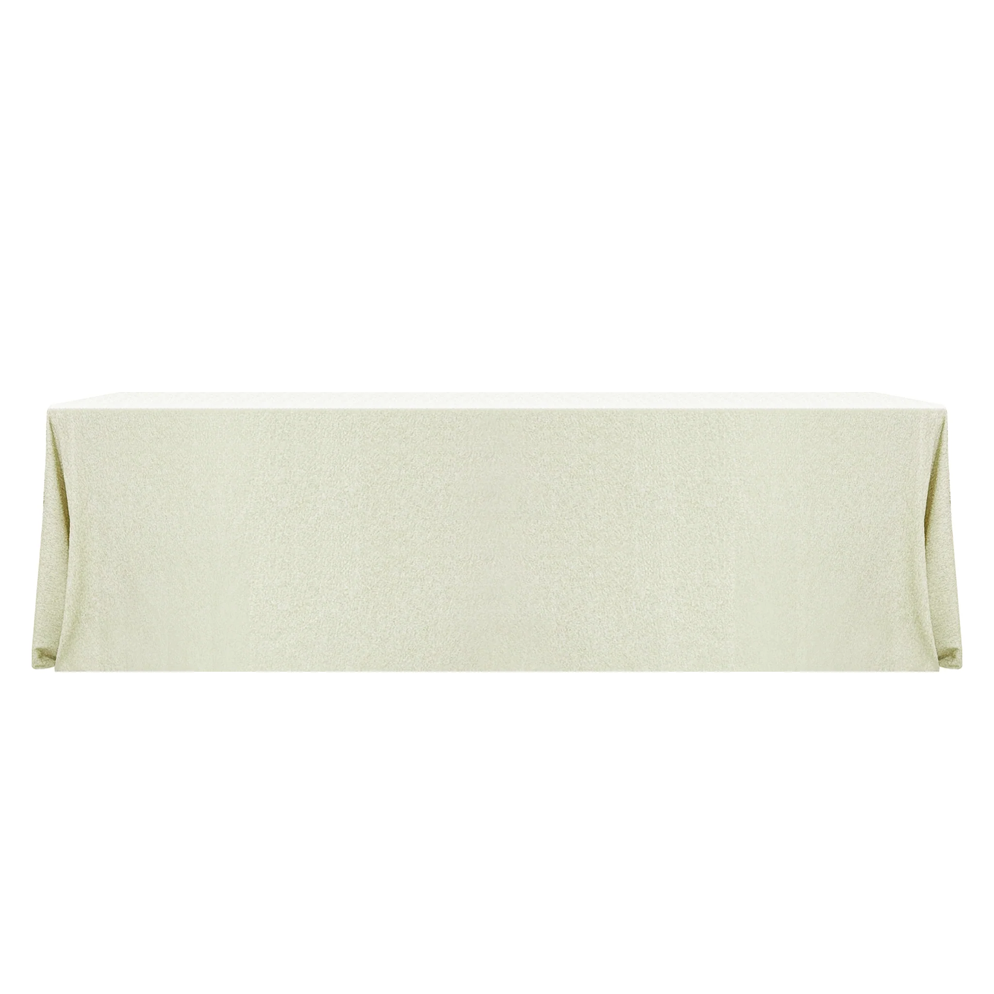 Luxury Boucle 90"x132" Rectangular Tablecloth - Ivory