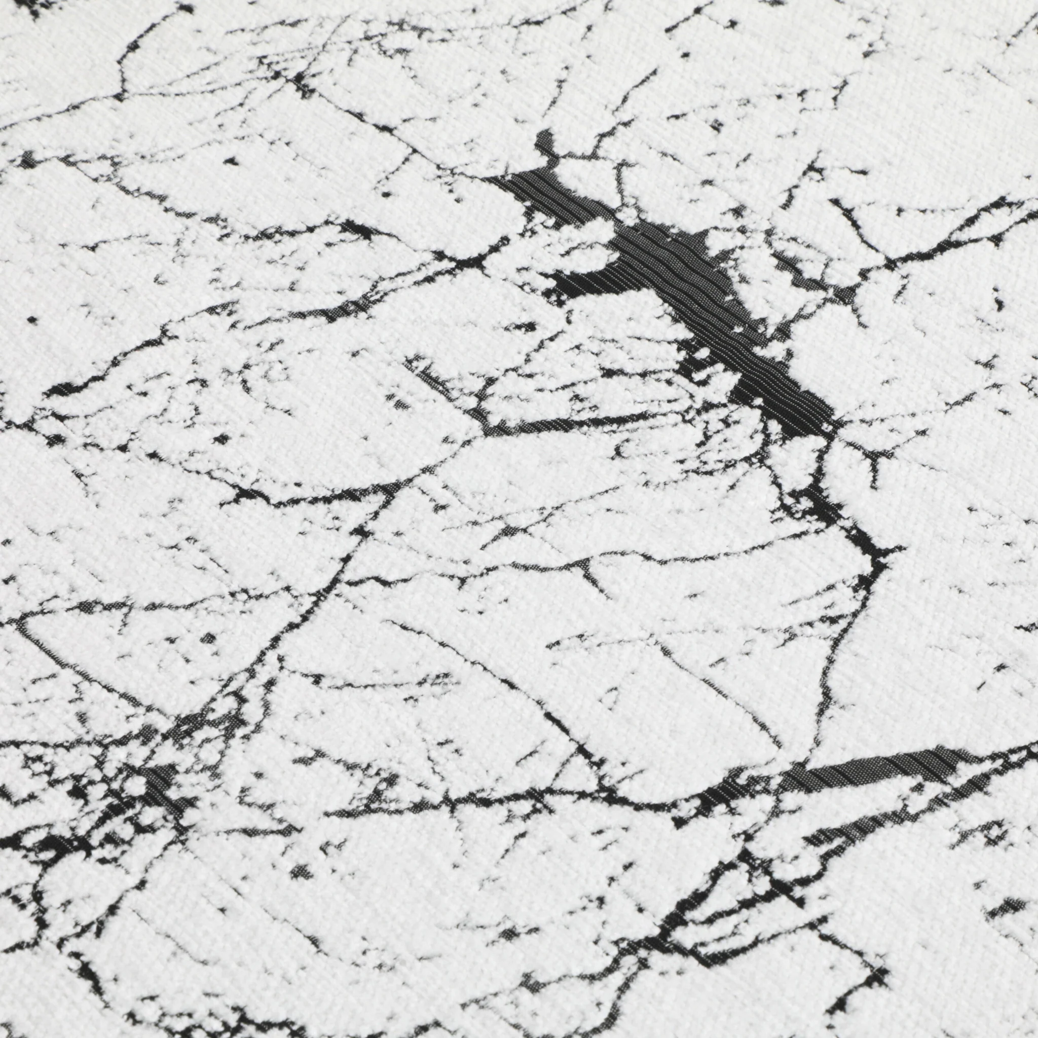 Marble Reversible Jacquard Tablecloth 90"x132" Rectangle  - Shimmer Black - Image 9