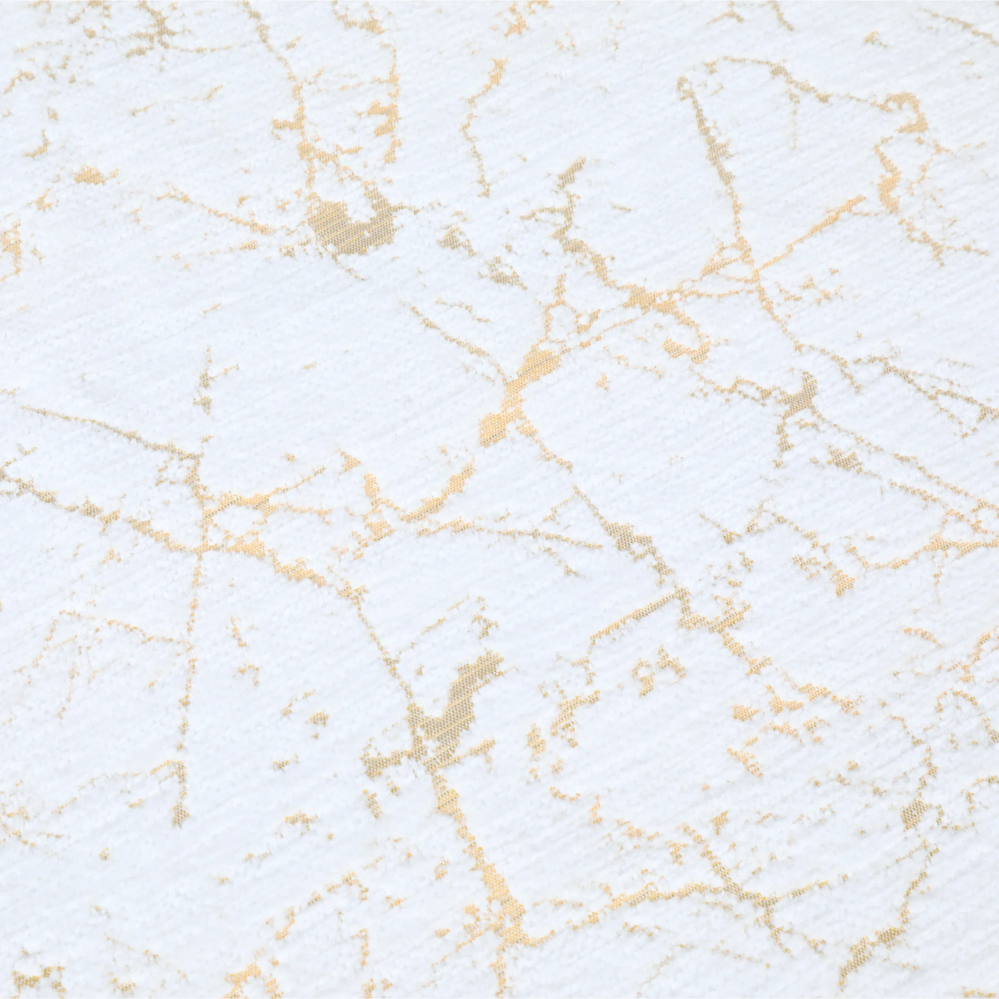 Marble Reversible Jacquard Tablecloth 120" Round  - Gold - Image 3