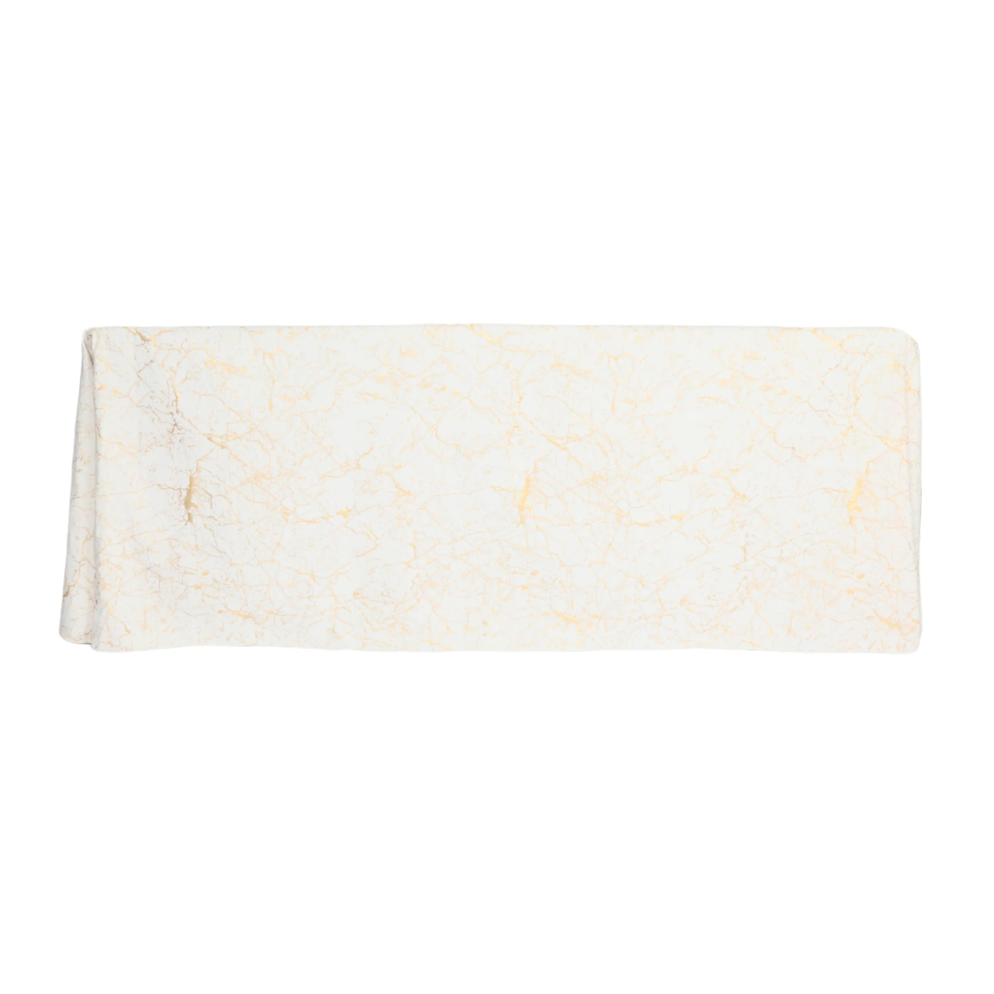 Marble Reversible Jacquard Tablecloth 90"x156" Rectangle  - Gold