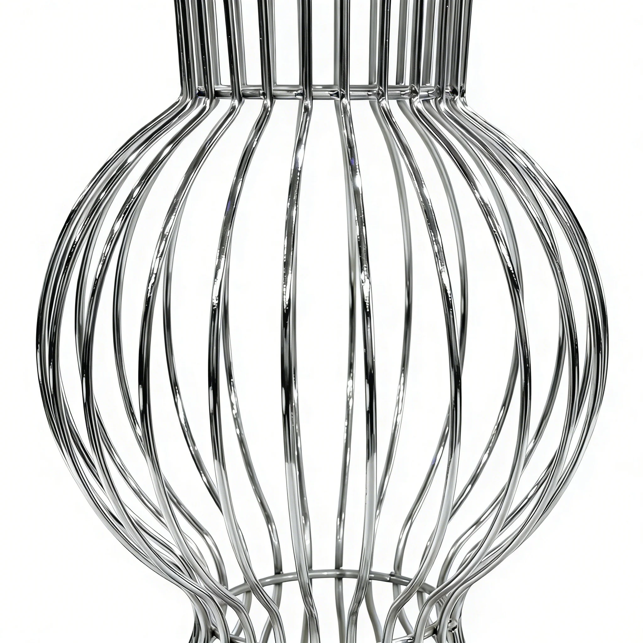 2pcs/set Metal Wire Floral Stand Centerpiece - Silver - Image 6