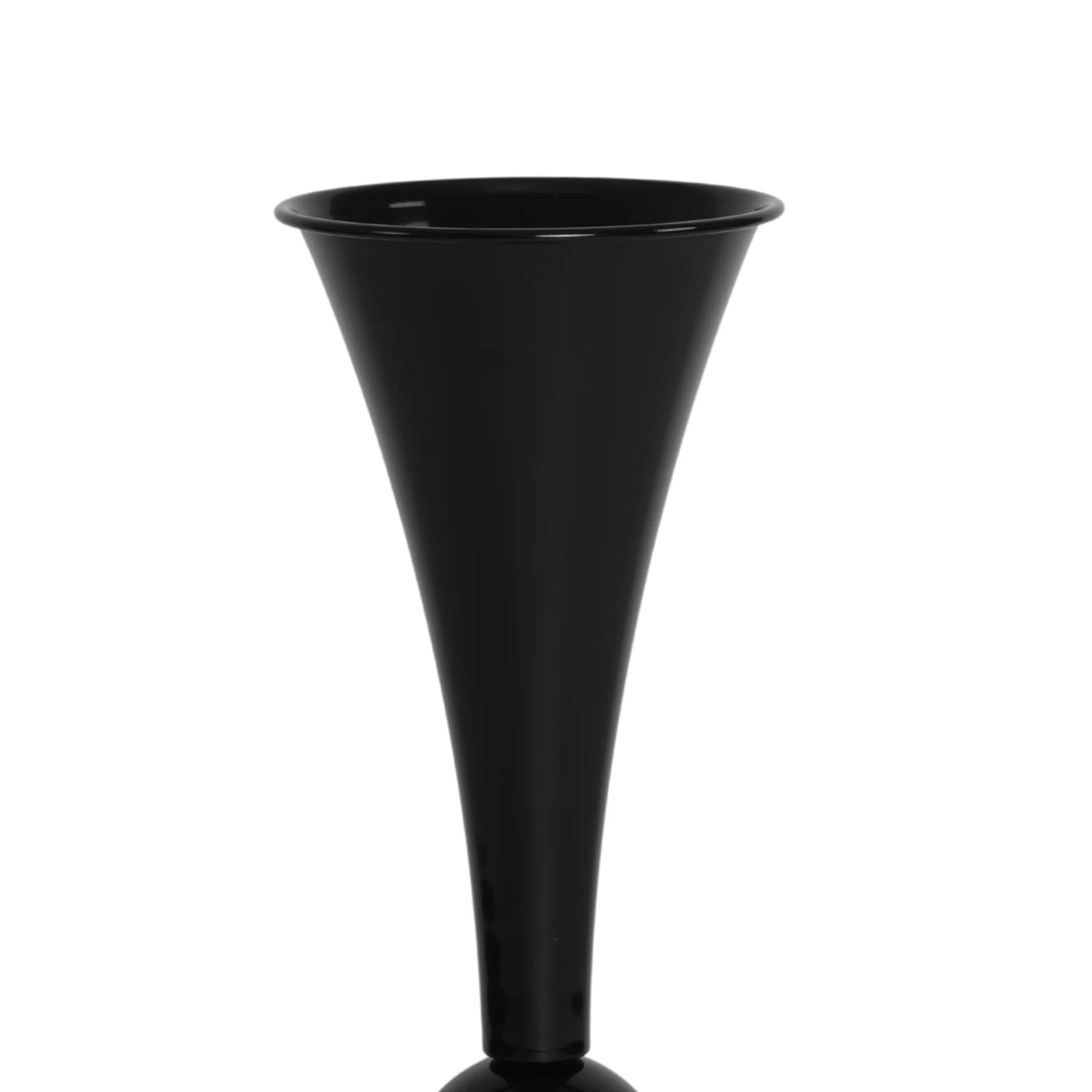 Metallic Reversible Riser Flower Centerpiece Vase 28" Tall - Black - Image 4