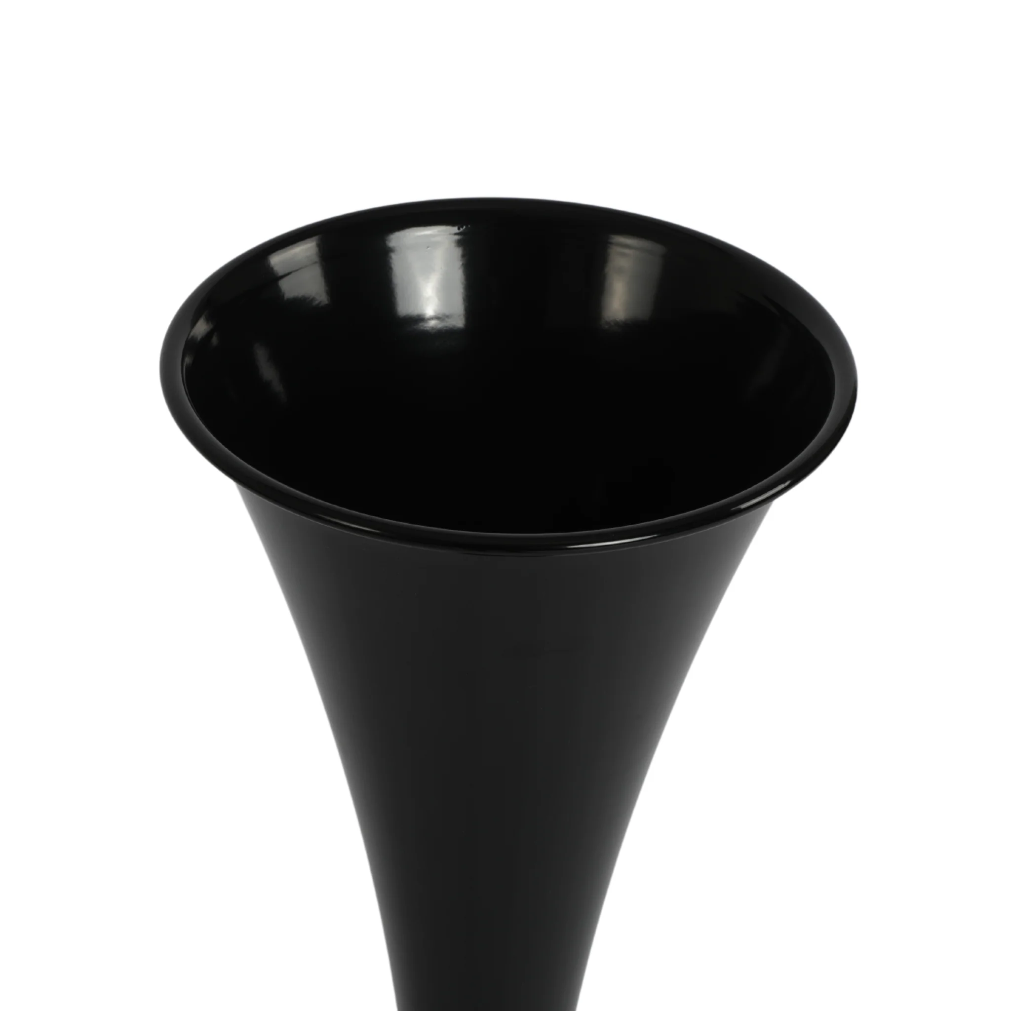 Metallic Reversible Riser Flower Centerpiece Vase 28" Tall - Black - Image 5