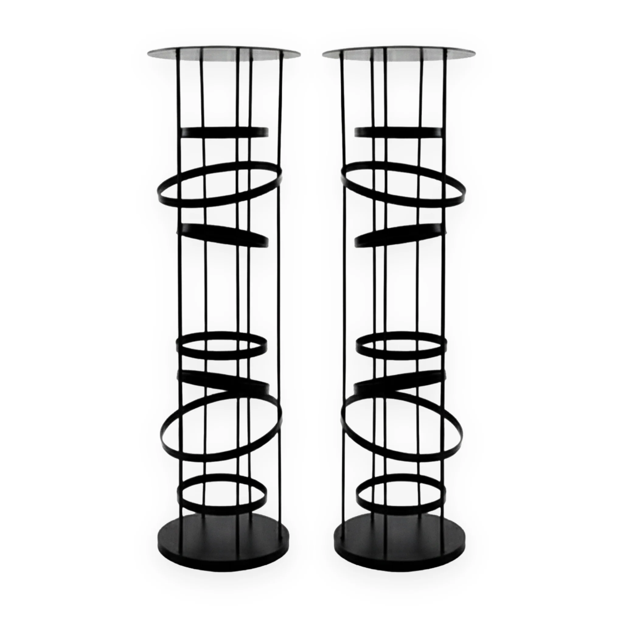 2pcs/set Modern Black Spiral Table Centerpiece - Image 8