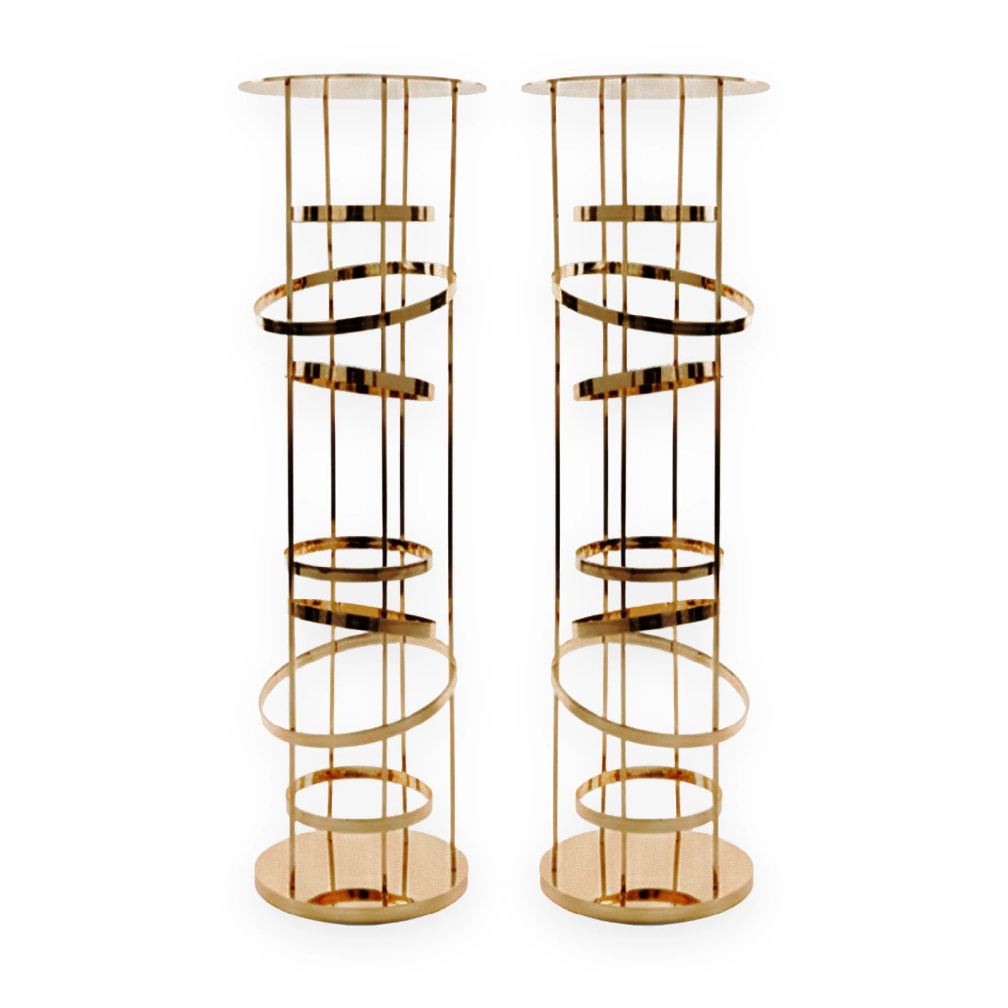 2pcs/set Modern Gold Spiral Table Centerpiece - Image 8