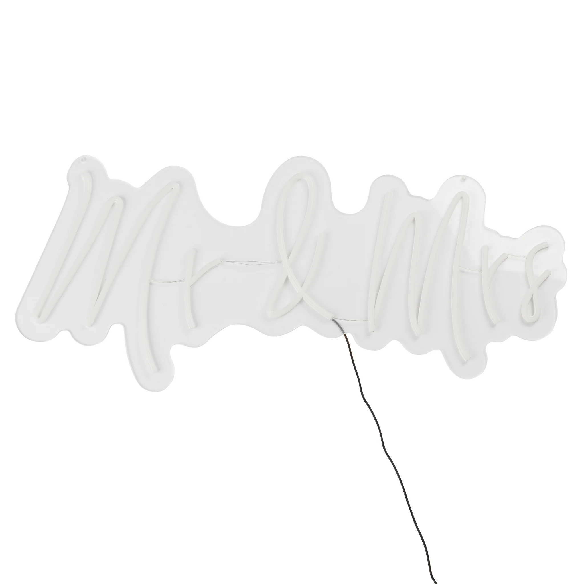 Mr & Mrs Neon Wedding Sign 88cm x 55cm - Image 3