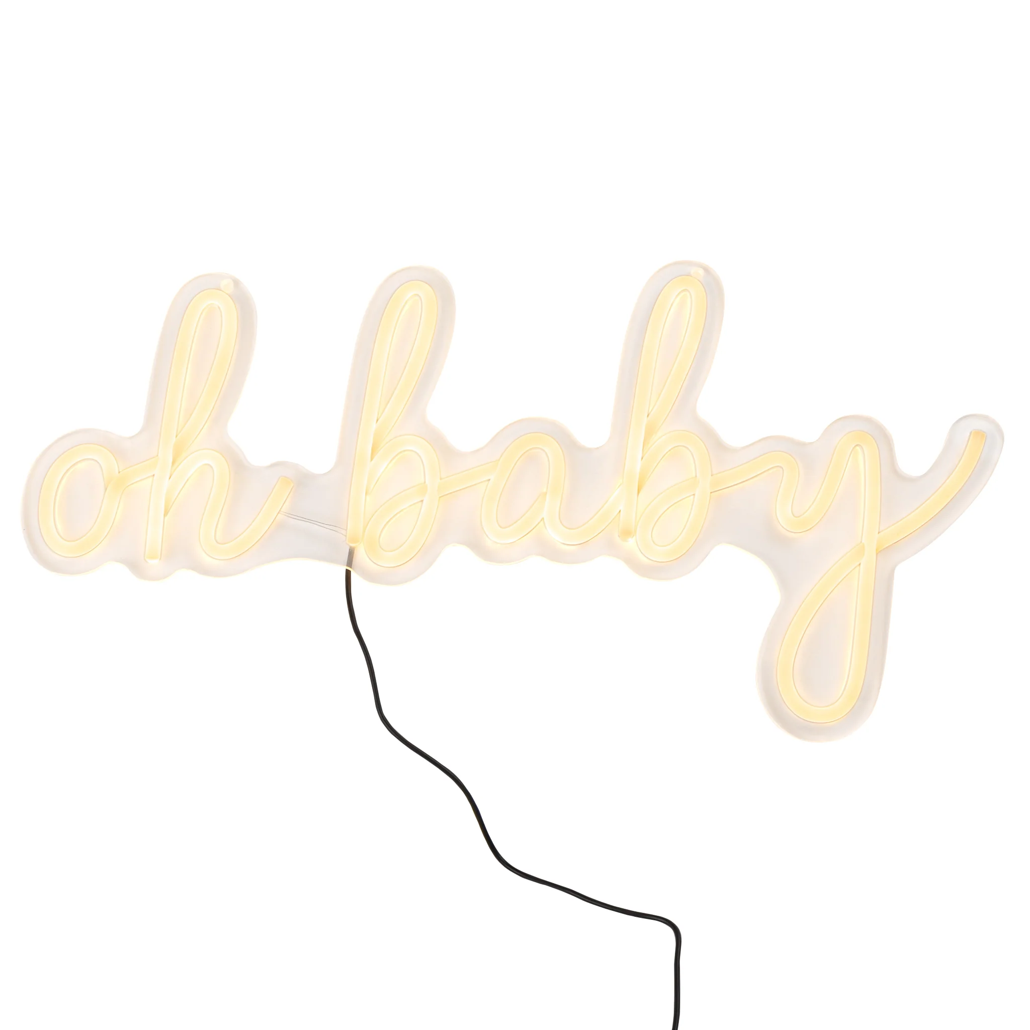 Oh Baby Neon Sign 57cm x 27cm - Image 2