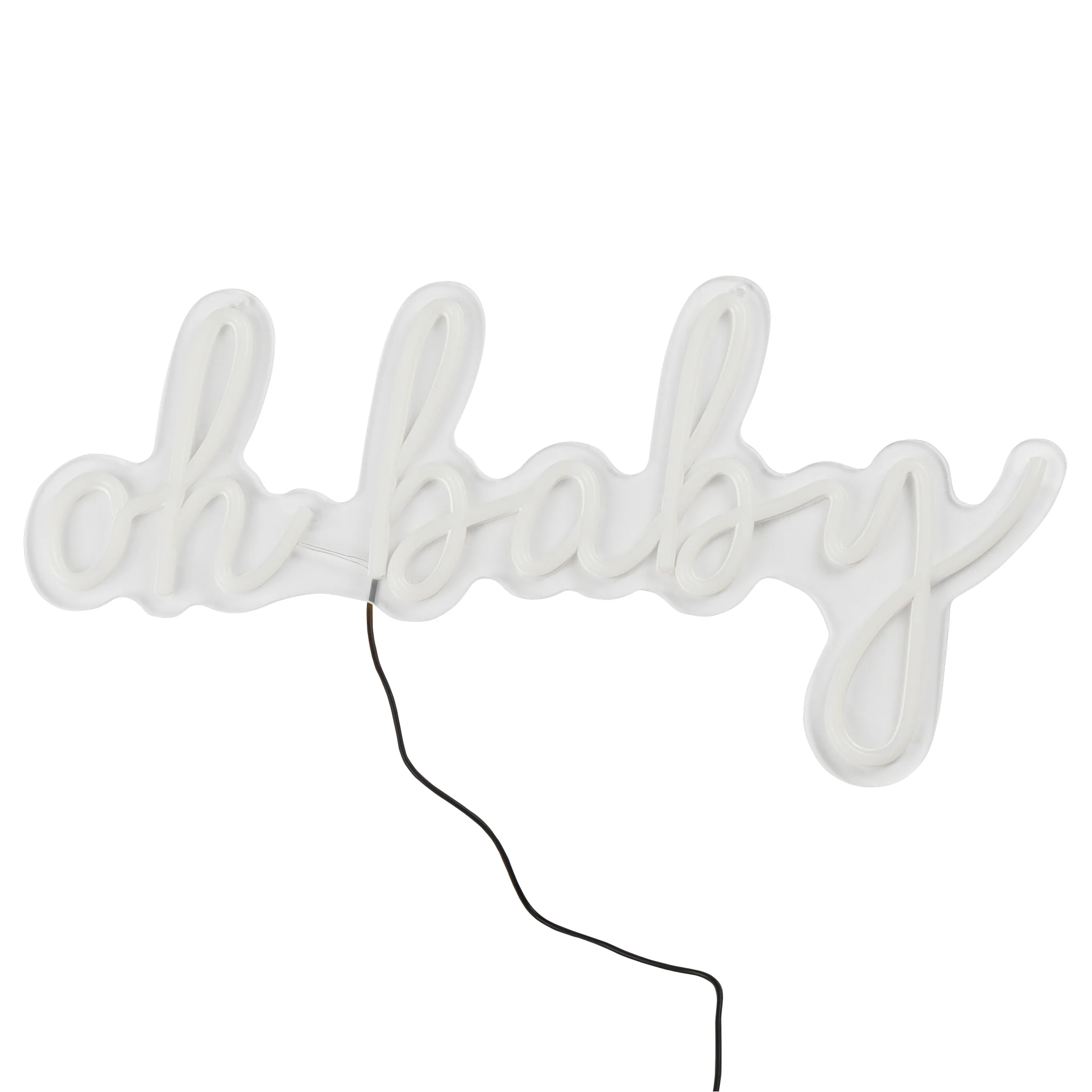 Oh Baby Neon Sign 57cm x 27cm - Image 3