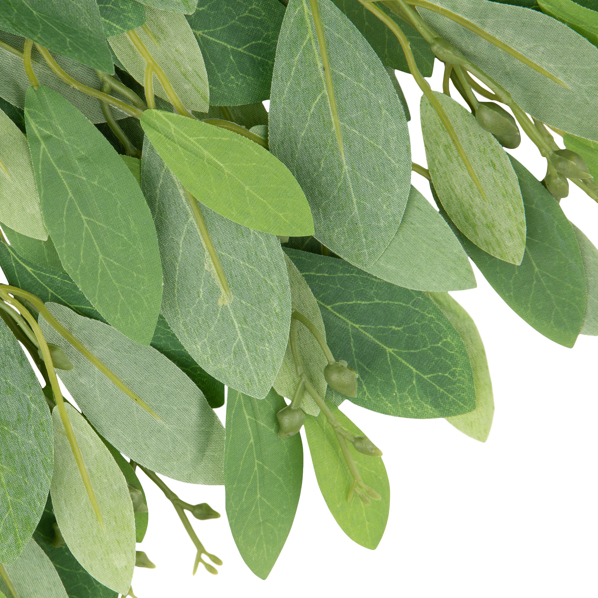Olive Artificial Silk Greenery Bush Bundle - Image 8