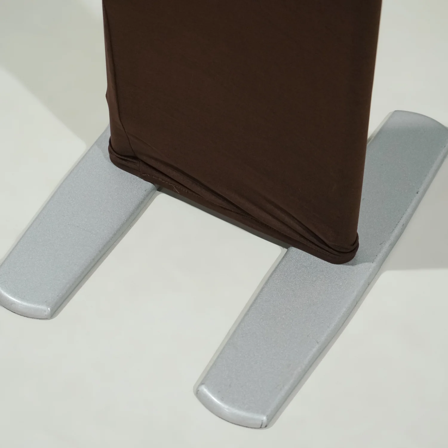 Open Center Spandex Arch Cover - Chocolate Brown - Image 2