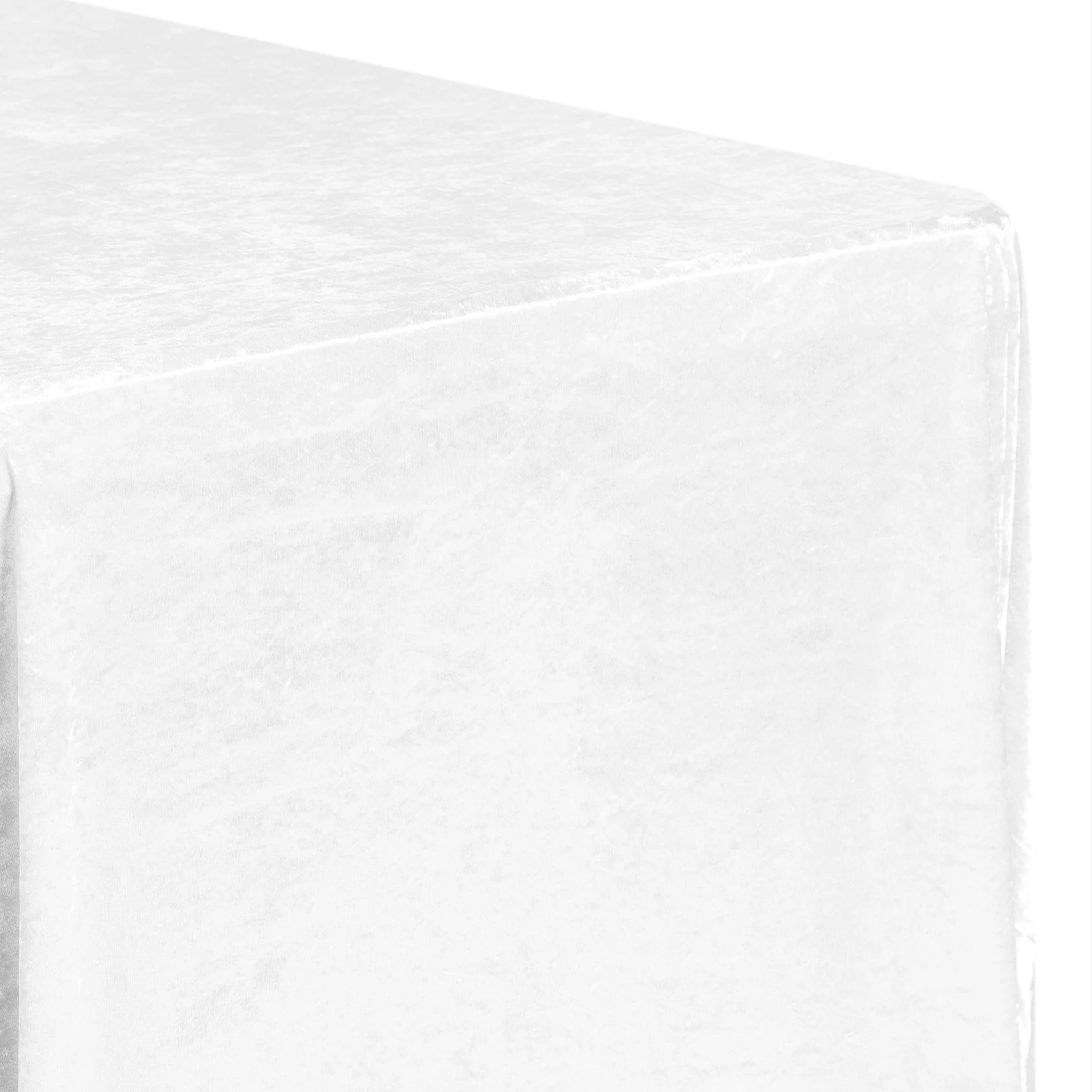 Velvet King 108"x156" Rectangular Tablecloth - White - Image 3