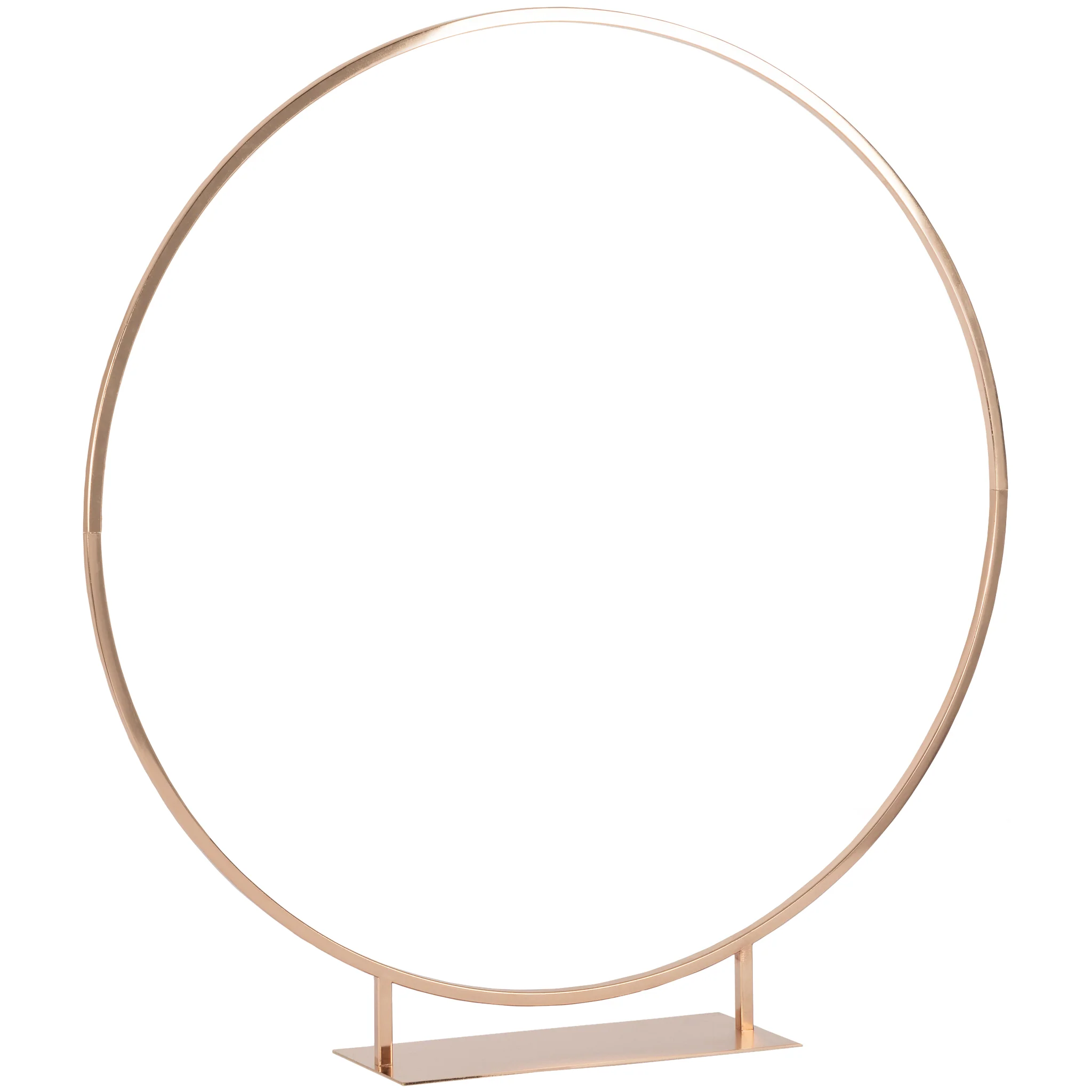 Pack of 2 pcs Metal Round Arch Hoop Tabletop Decor Centerpiece 32" Diameter - Gold - Image 2