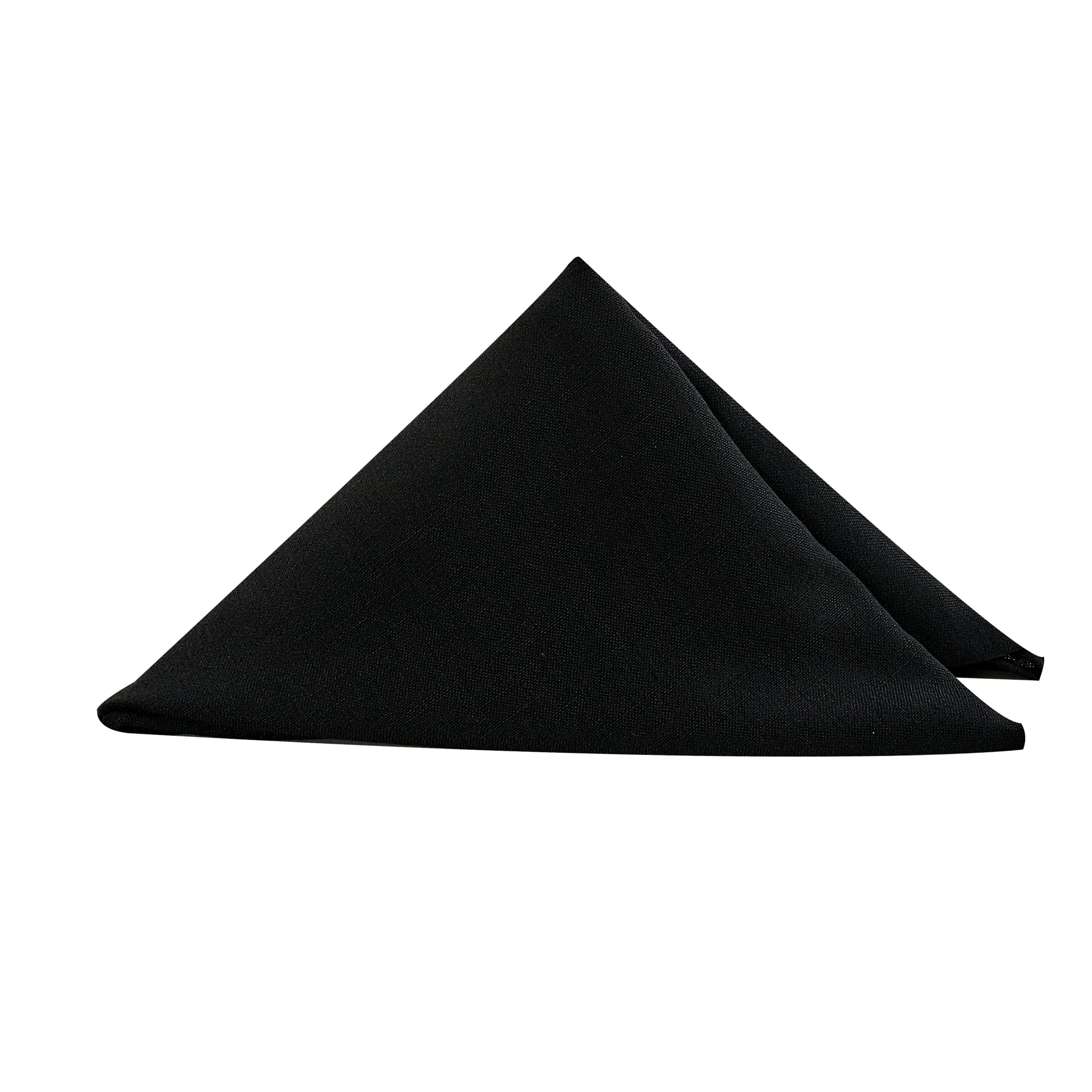 5 pcs/pk Premium Linen-Look Panama Weave 20"x20" Napkin - Black