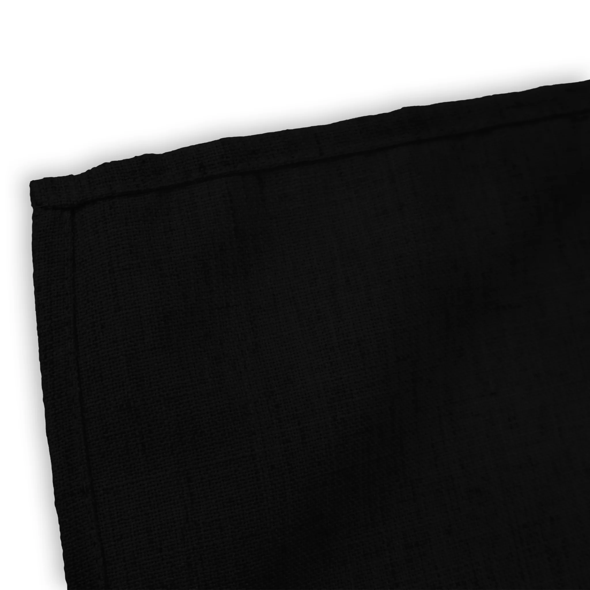 5 pcs/pk Premium Linen-Look Panama Weave 20"x20" Napkin - Black - Image 4