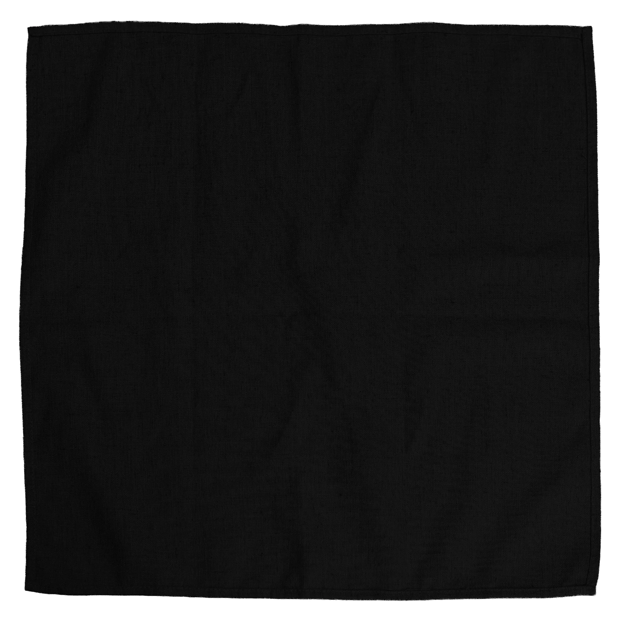 5 pcs/pk Premium Linen-Look Panama Weave 20"x20" Napkin - Black - Image 6