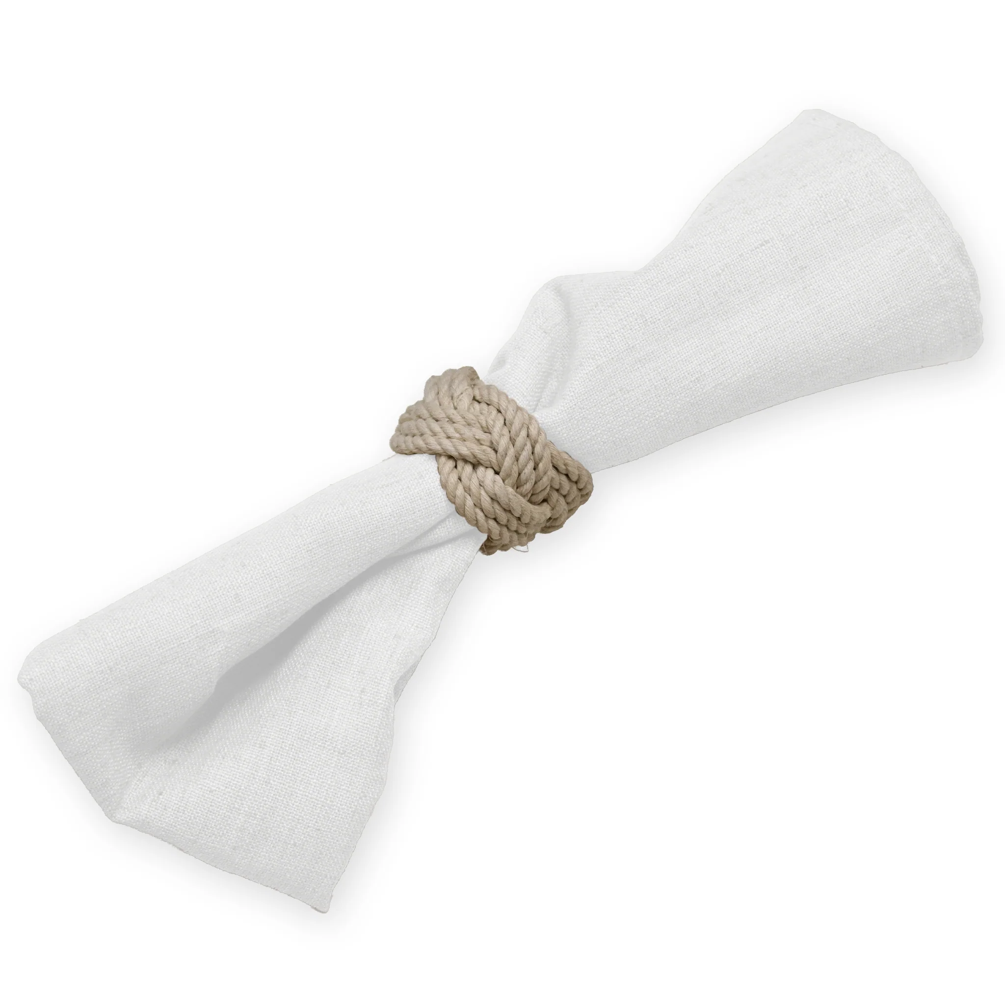 5 pcs/pk Premium Linen-Look Panama Weave 20"x20" Napkin - White - Image 4