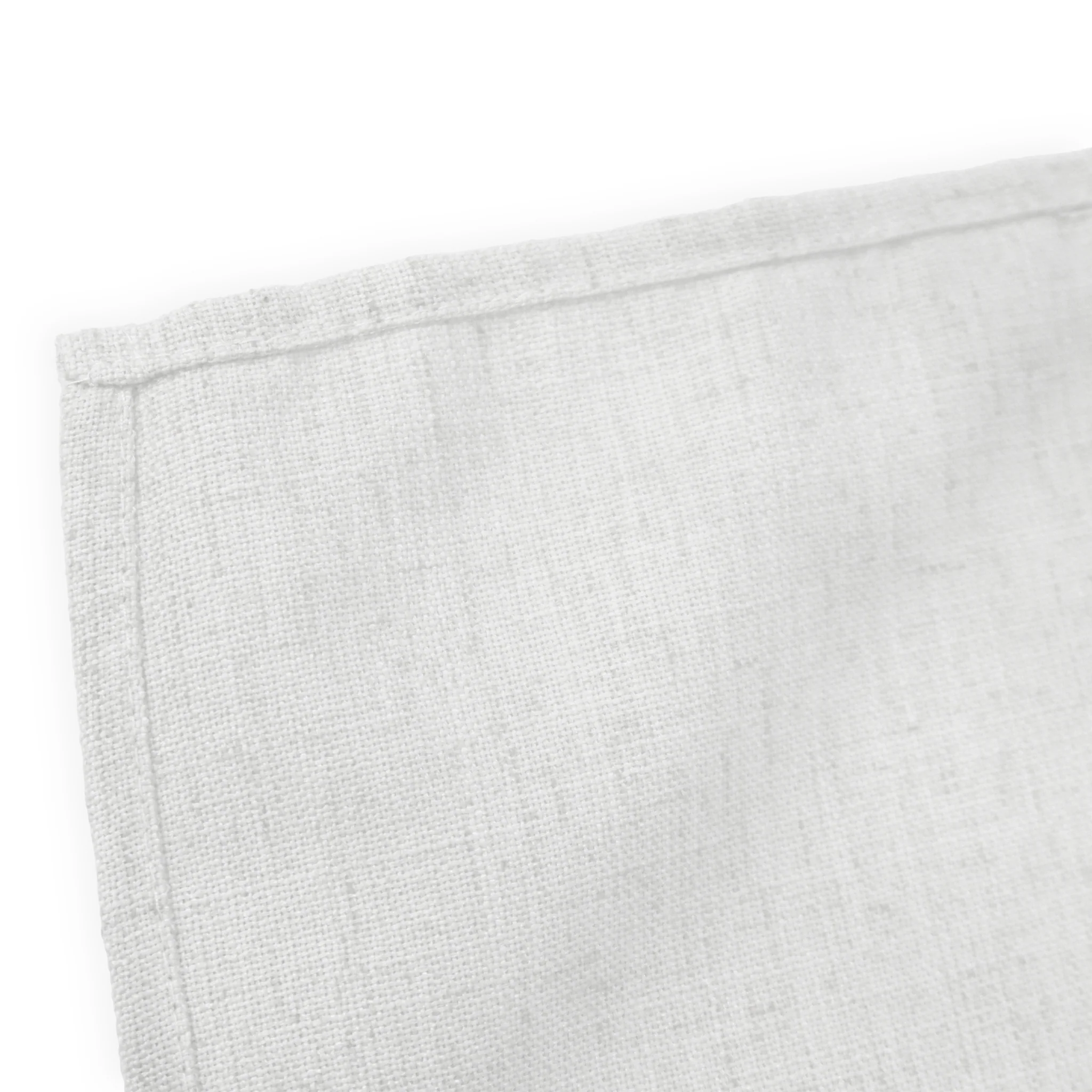 5 pcs/pk Premium Linen-Look Panama Weave 20"x20" Napkin - White - Image 6