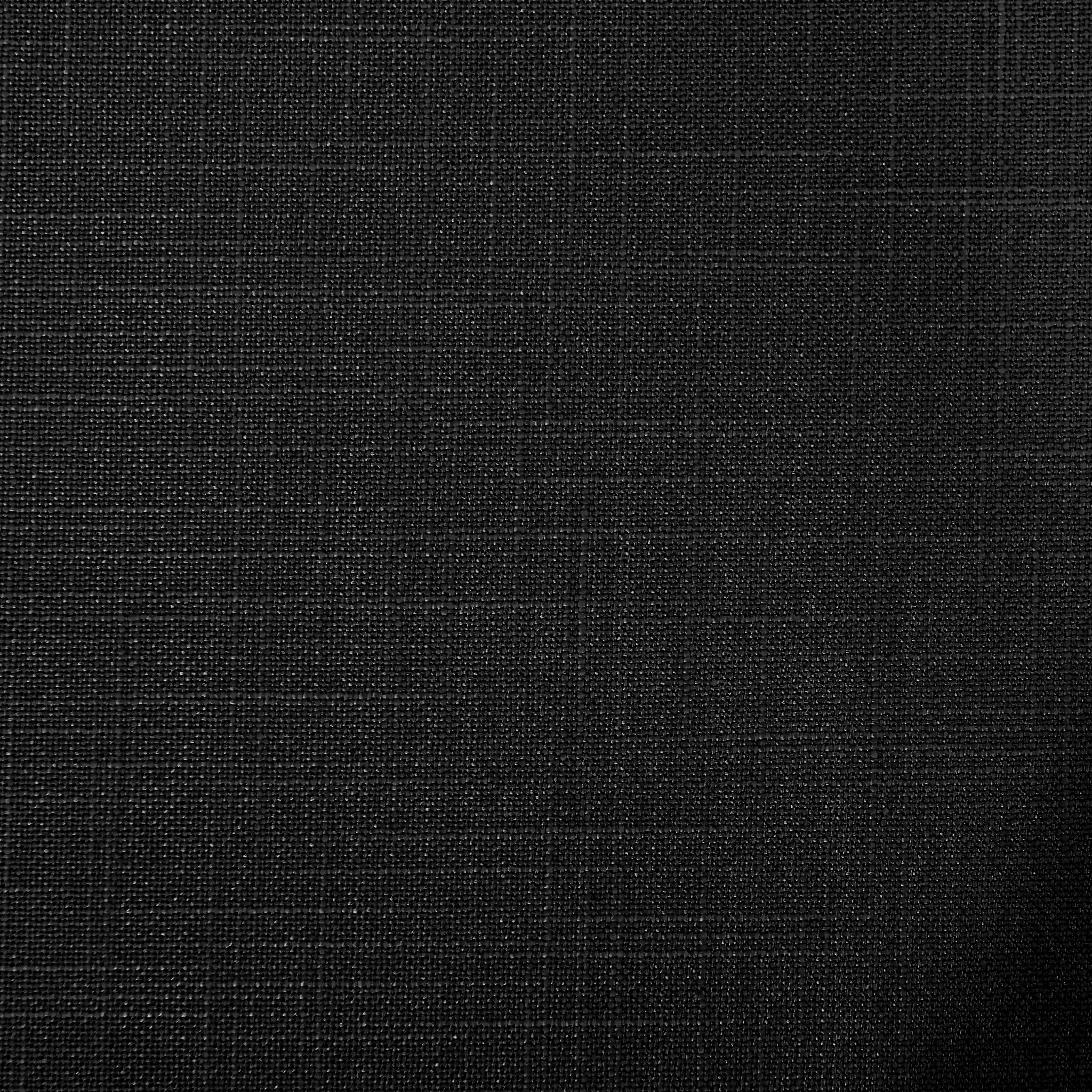 Premium Linen-Look Panama Weave 90"x132" Rectangle Tablecloth - Black - Image 3