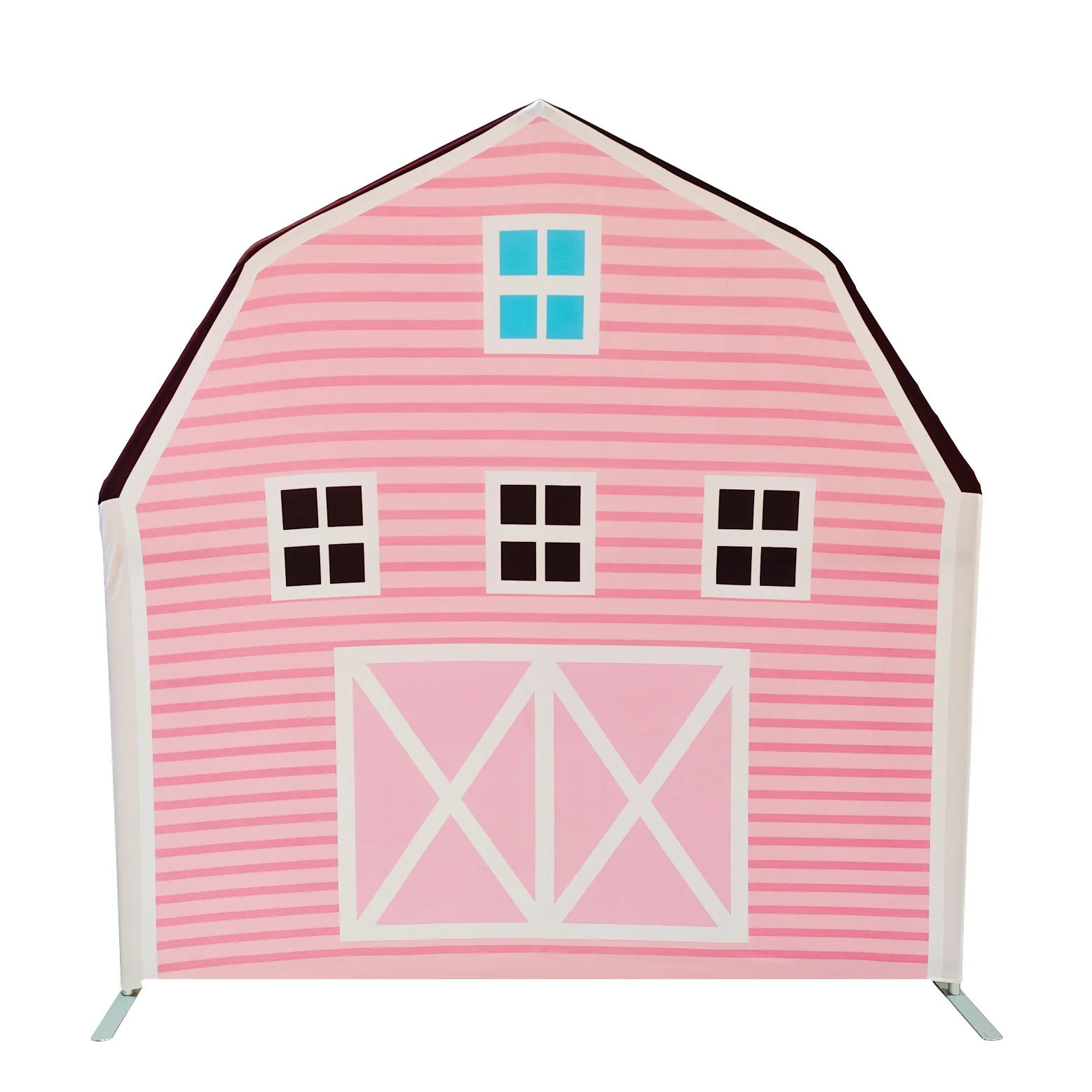 Pink Barn Printed Backdrop Spandex Cover