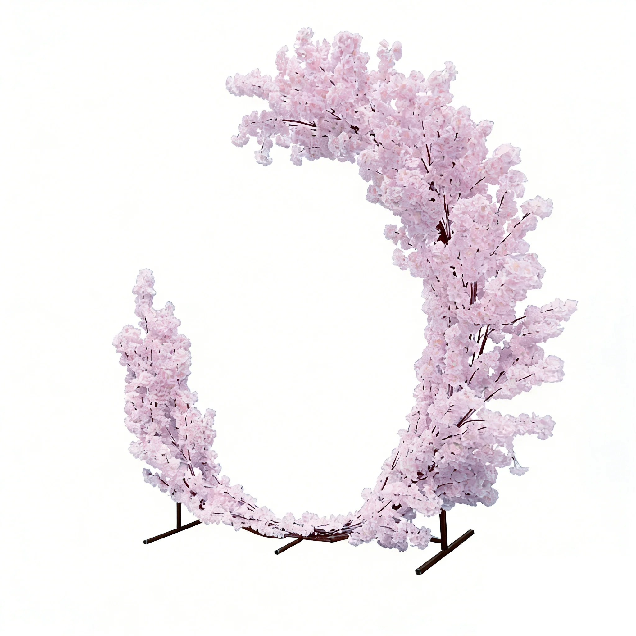 Cherry Blossom Crescent Arch Backdrop - Pink - Image 5