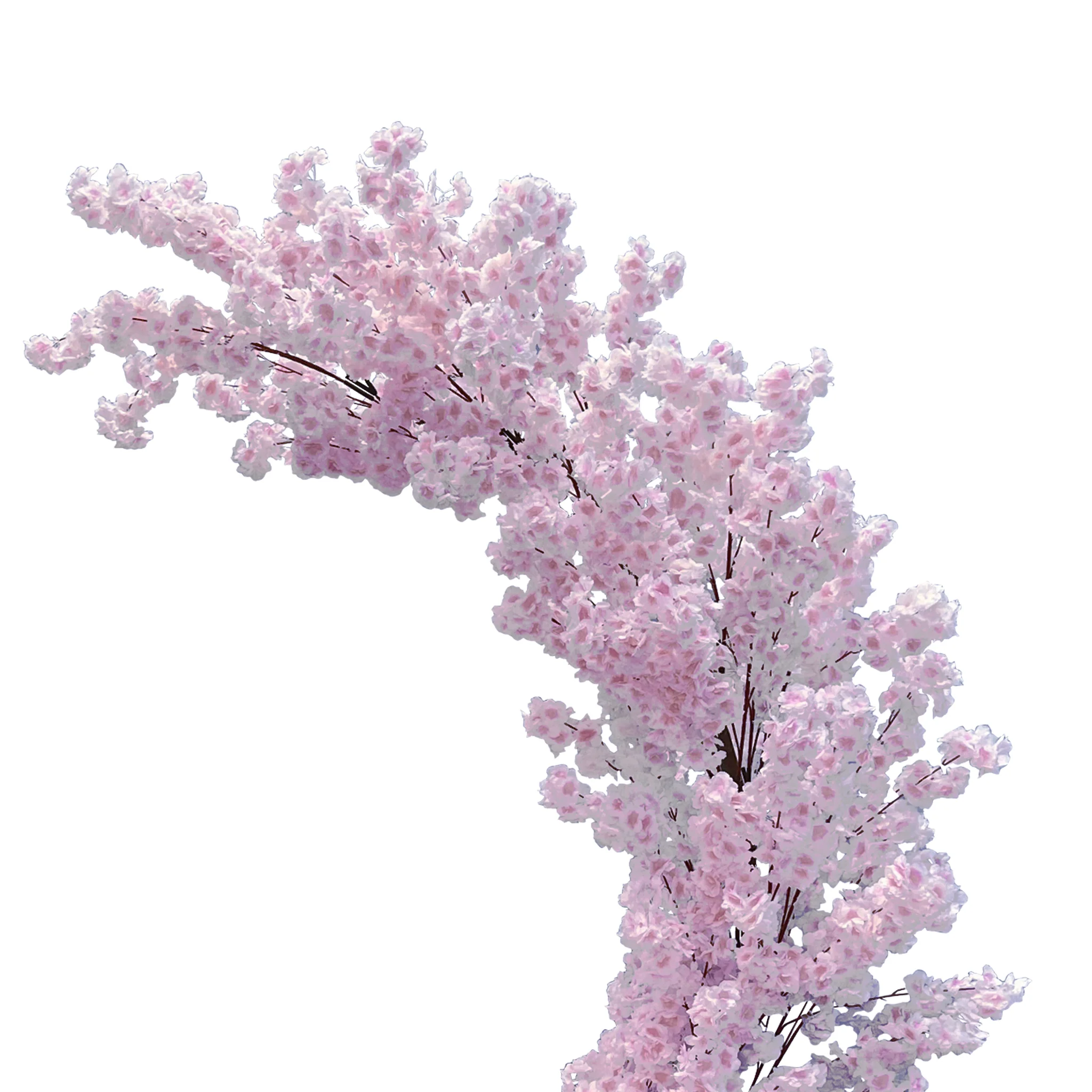 Cherry Blossom Crescent Arch Backdrop - Pink - Image 6