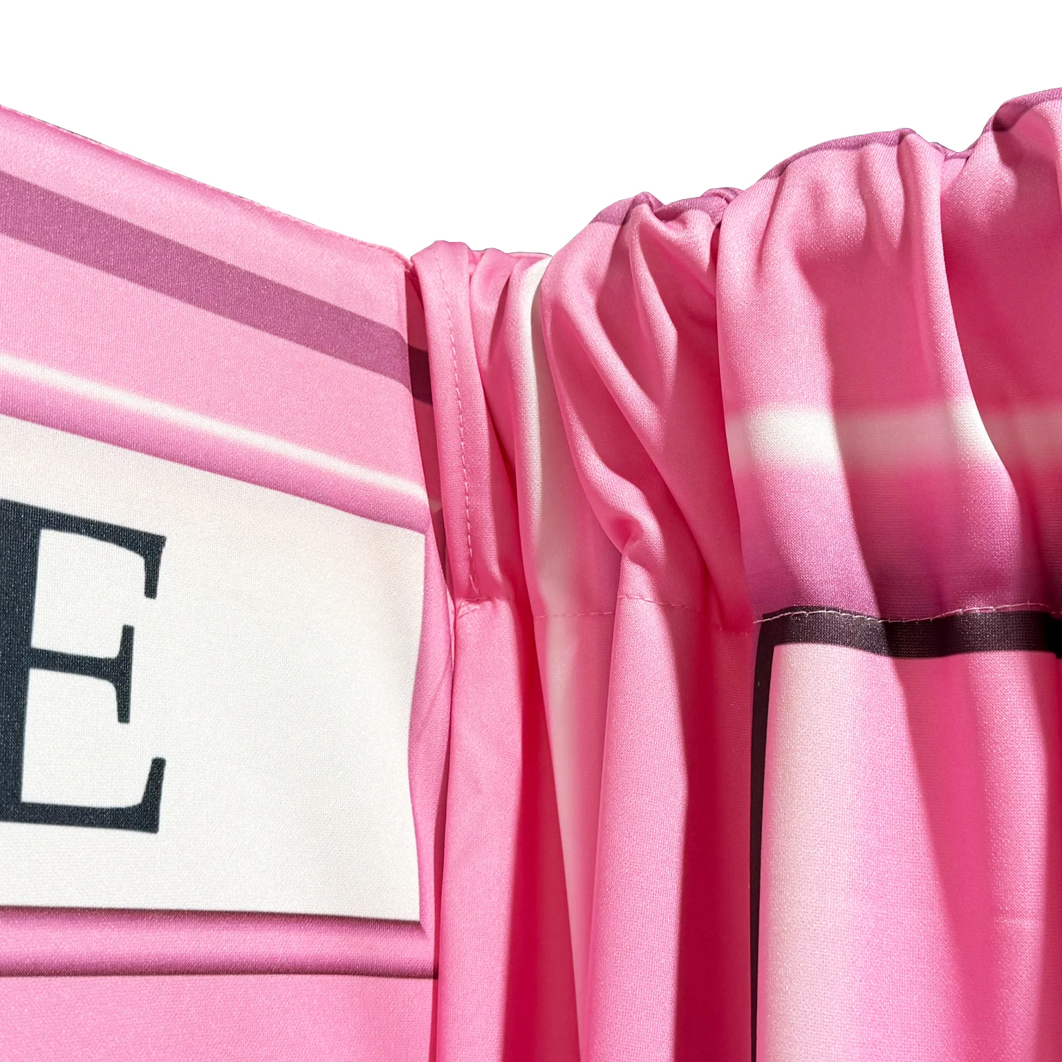 Pink Telephone Booth Printed Backdrop Spandex Cover - Image 4