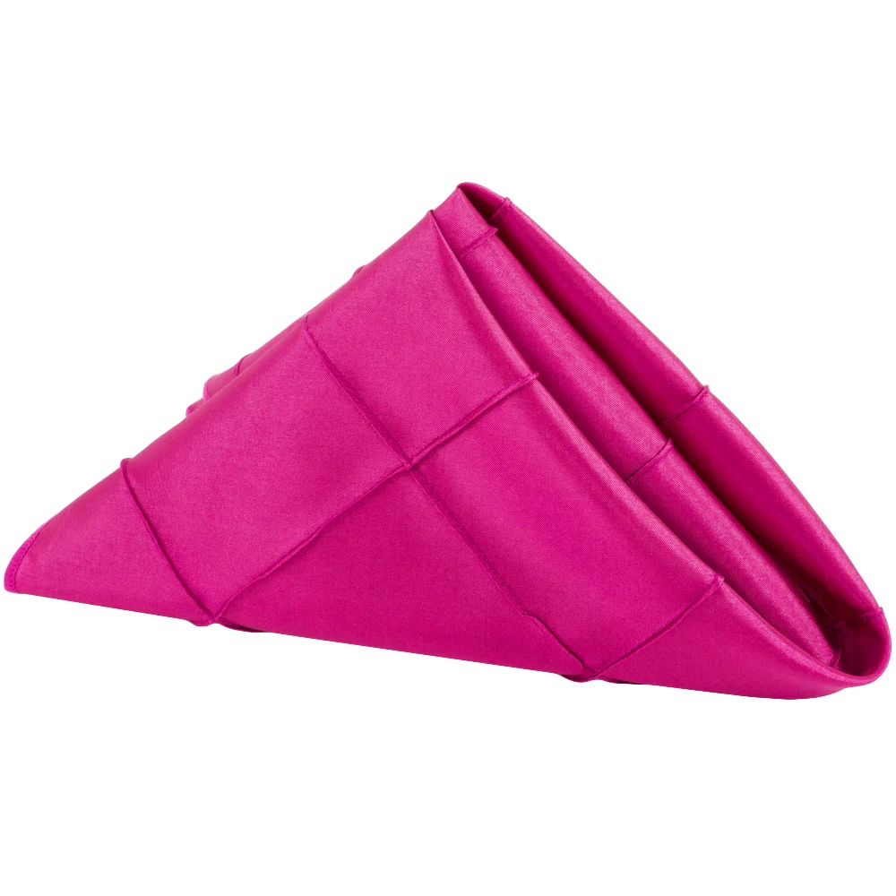 Pintuck Napkin 20"x20" - Fuchsia