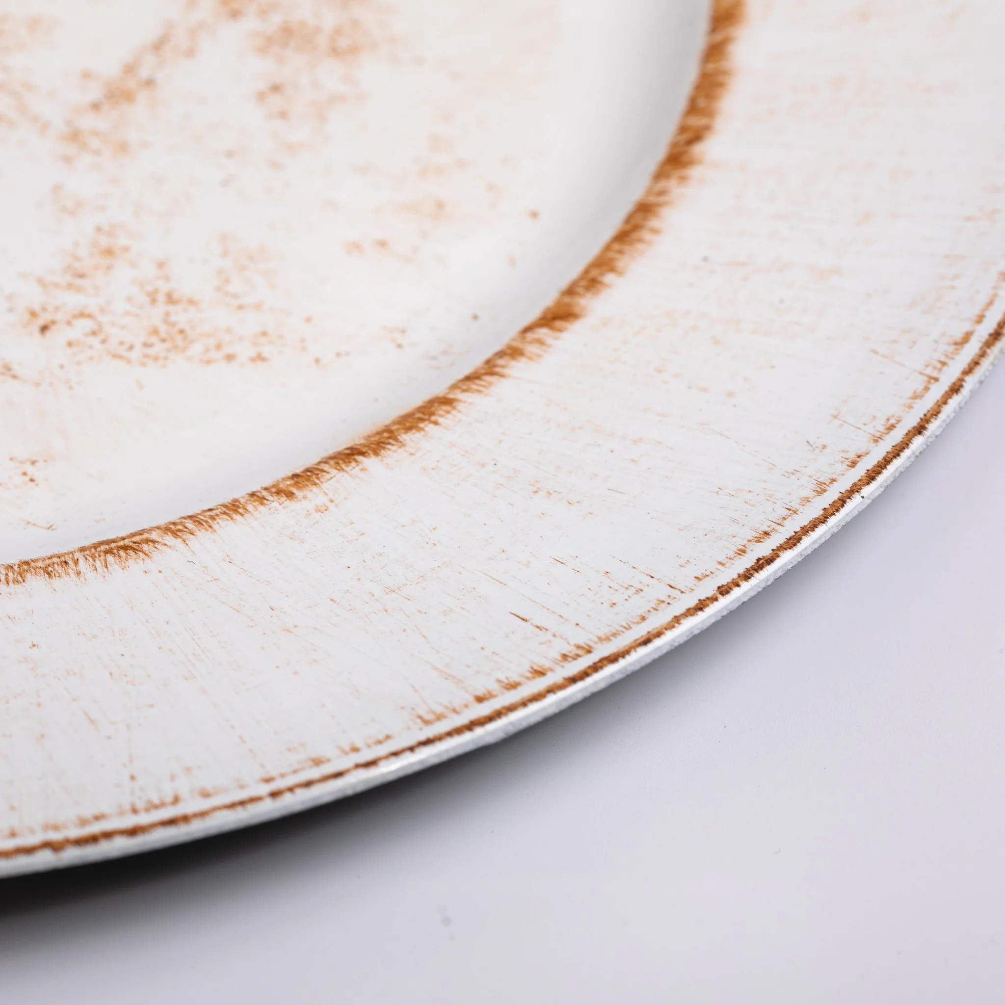 Plain Round 13" Charger Plates - Rustic - Image 8