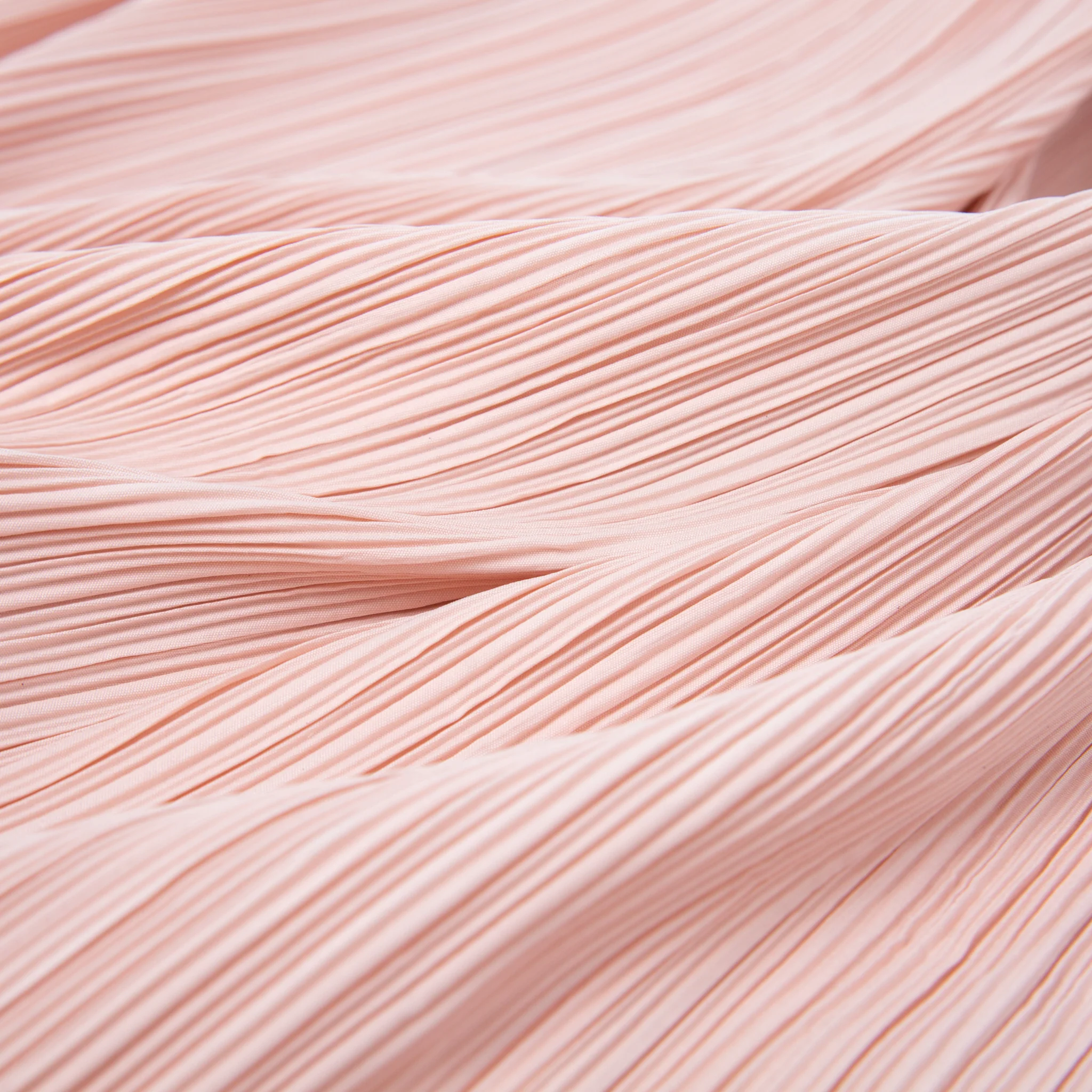 Pleated Crinkle DIY Textured Fabric 10 yards - Blush/Rose Gold - Image 3