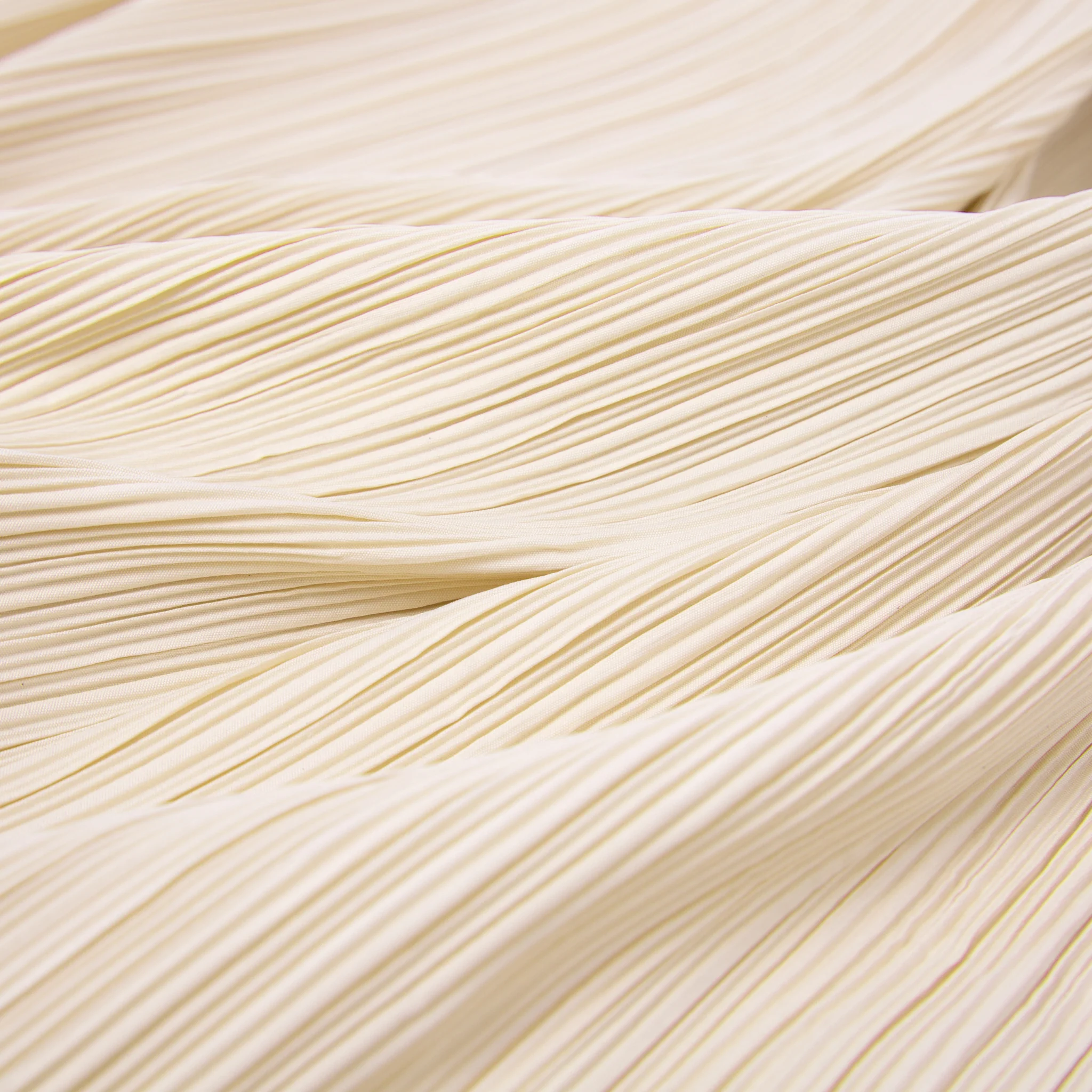 Pleated Crinkle DIY Textured Fabric 10 yards - Champagne - Image 3