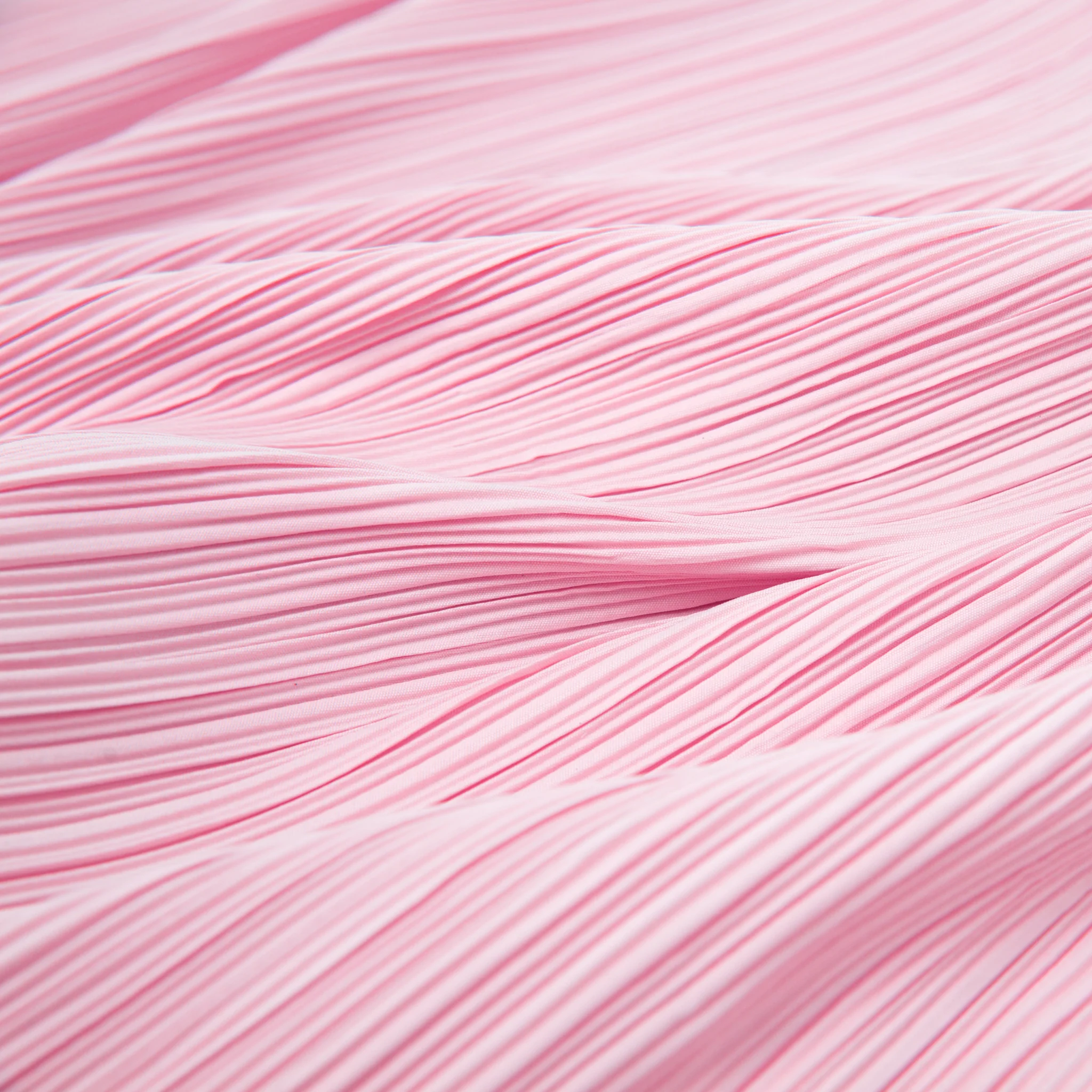 Pleated Crinkle DIY Textured Fabric 10 yards - Pink - Image 4
