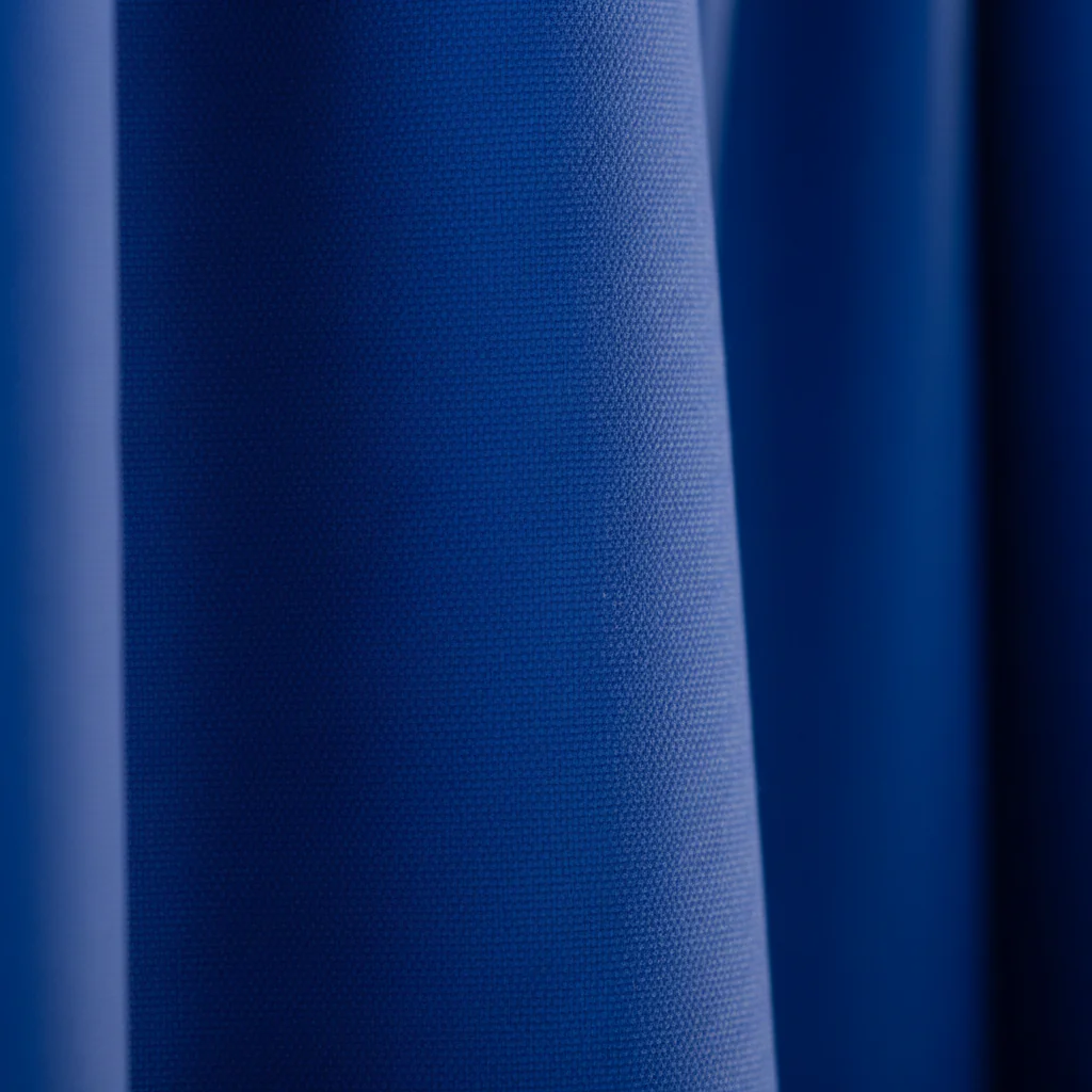Poly Premier Fire Retardant (FR) 12ft H x 60" W drape/backdrop - Royal Blue - Image 4