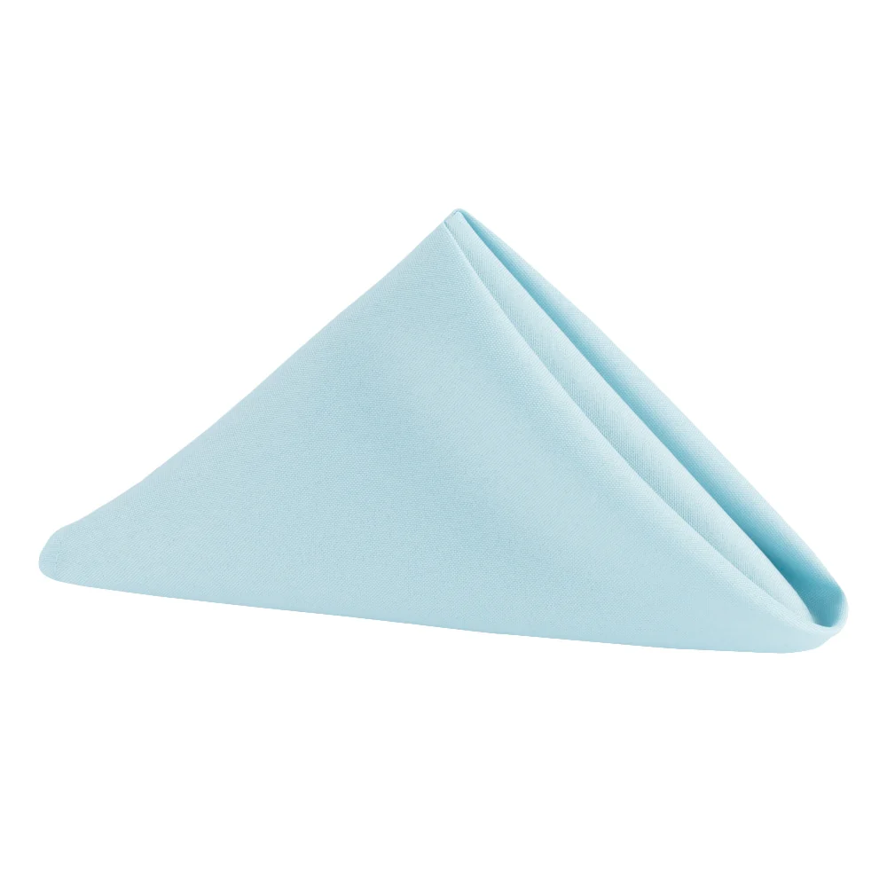 Premium Polyester Napkin 20"x20" - Baby Blue