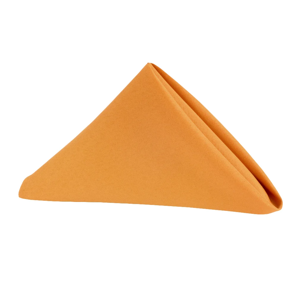Premium Polyester Napkin 20"x20" - Burnt Orange
